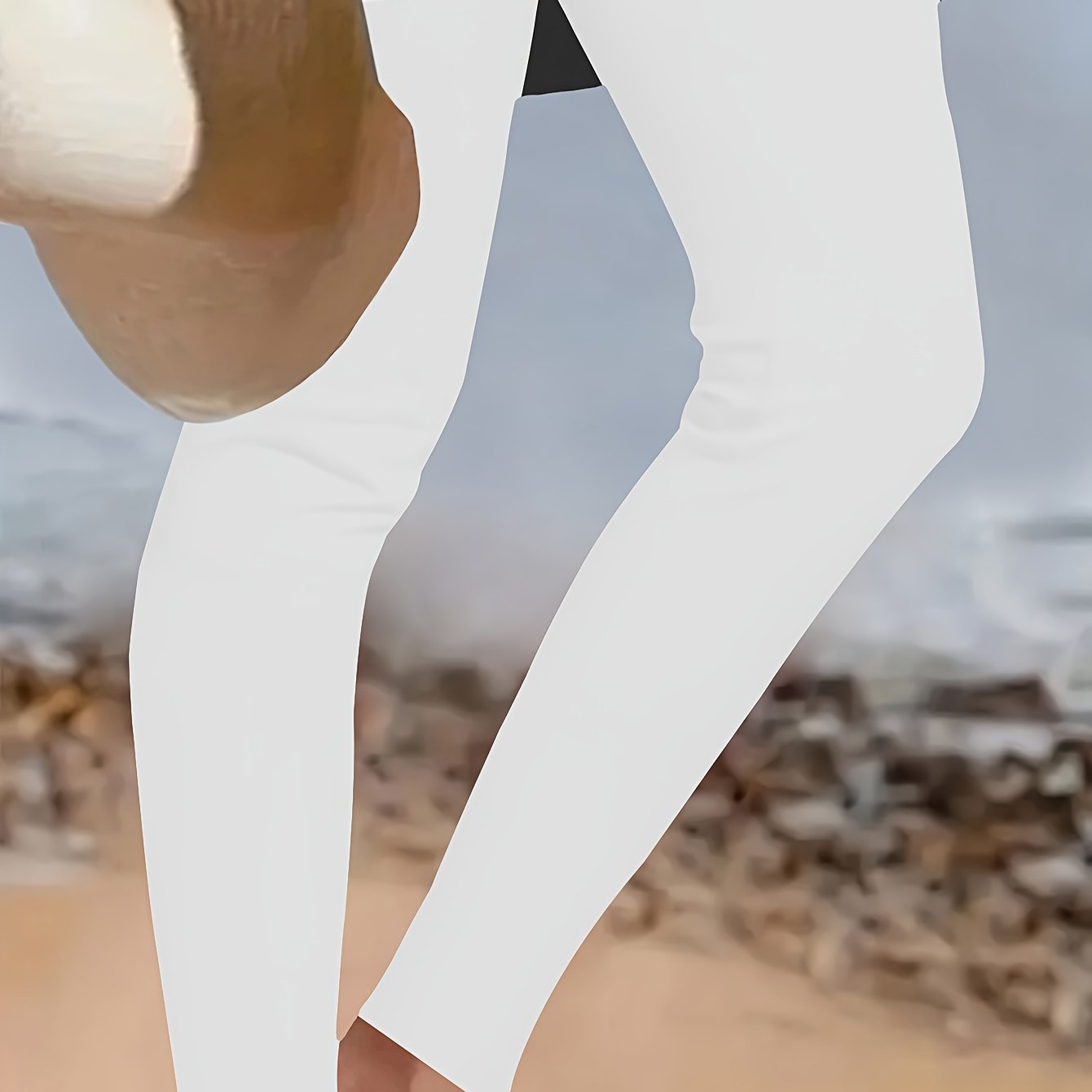 High Waist Plus Size Active Yoga Leggings For Women - Long-length Tights For Casual Wear