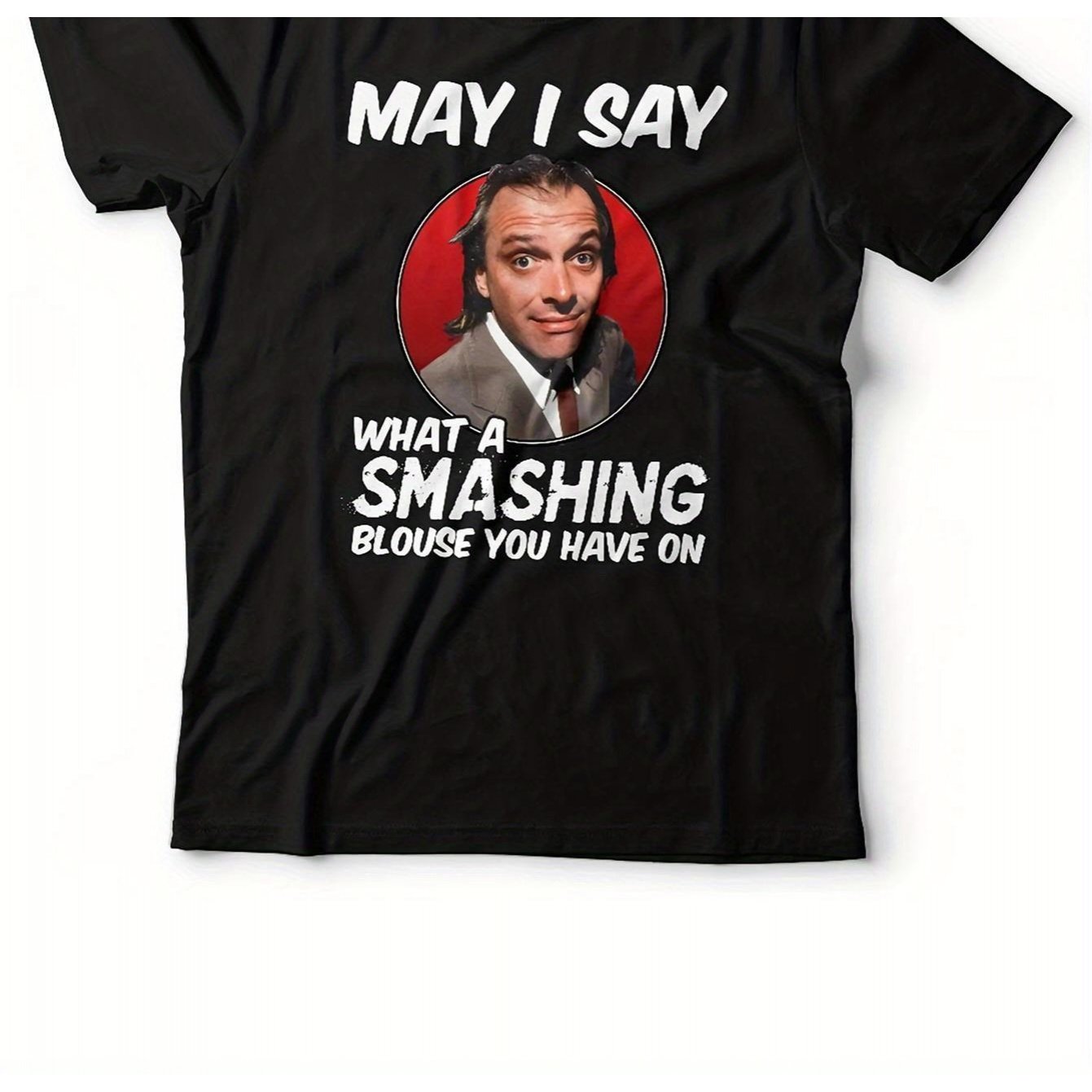 TEMU 80s British Comedy T-shirt, Rik And Ade Edmondson - Heavyweight Loose Fit Retro T-shirt, Unisex - "what A Shirt You're Wearing" - Gift For Young