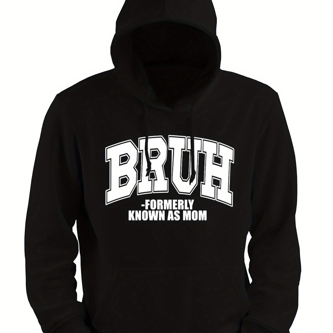 TEMU Men's Fashion Autumn Winter -lined Pullover Hoodie Sweatshirt