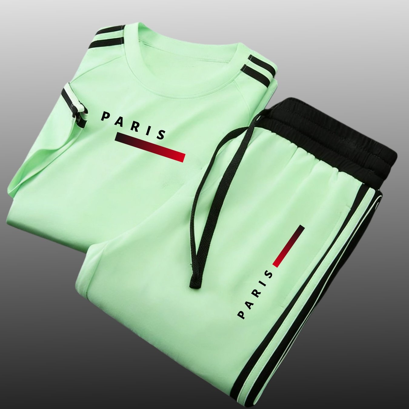 2pcs Set: 2026 Spring/summer Men's And Women's Casual Sportswear Set, Including A Short-sleeved Top And Matching Trousers. Suitable For Holiday Gifts And In Multiple Colors