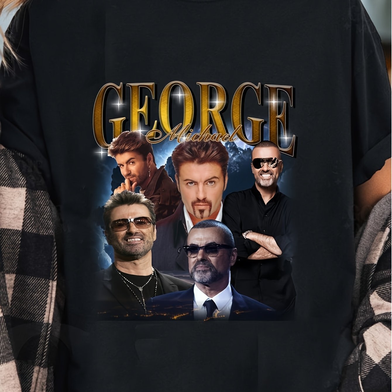 TEMU Michael Retro T-shirt, Michael Colors Graphic Tee, Michael T-shirt