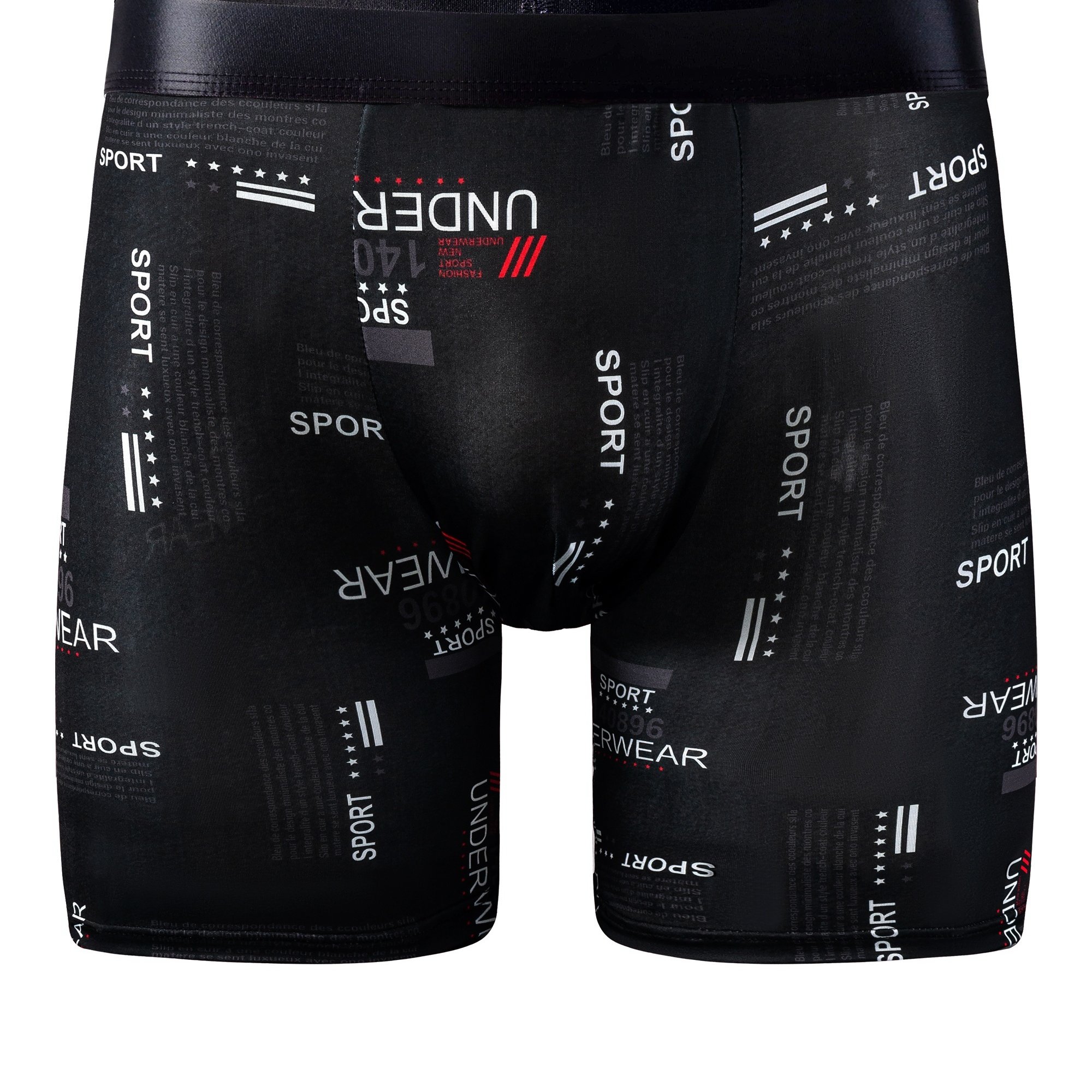 E-shop Herren Boxershorts mit Blattmuster - Atmungsaktiv, Bequem & Langlebig für Laufen und Fitness
