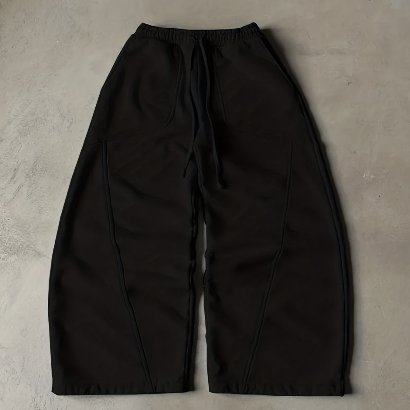E-shop 1 Stück lockere, lässige Hose mit weitem Bein, Herren Hip-Hop Stil, elastischer Bund, lockere, bequeme, lange, sportliche Hosen