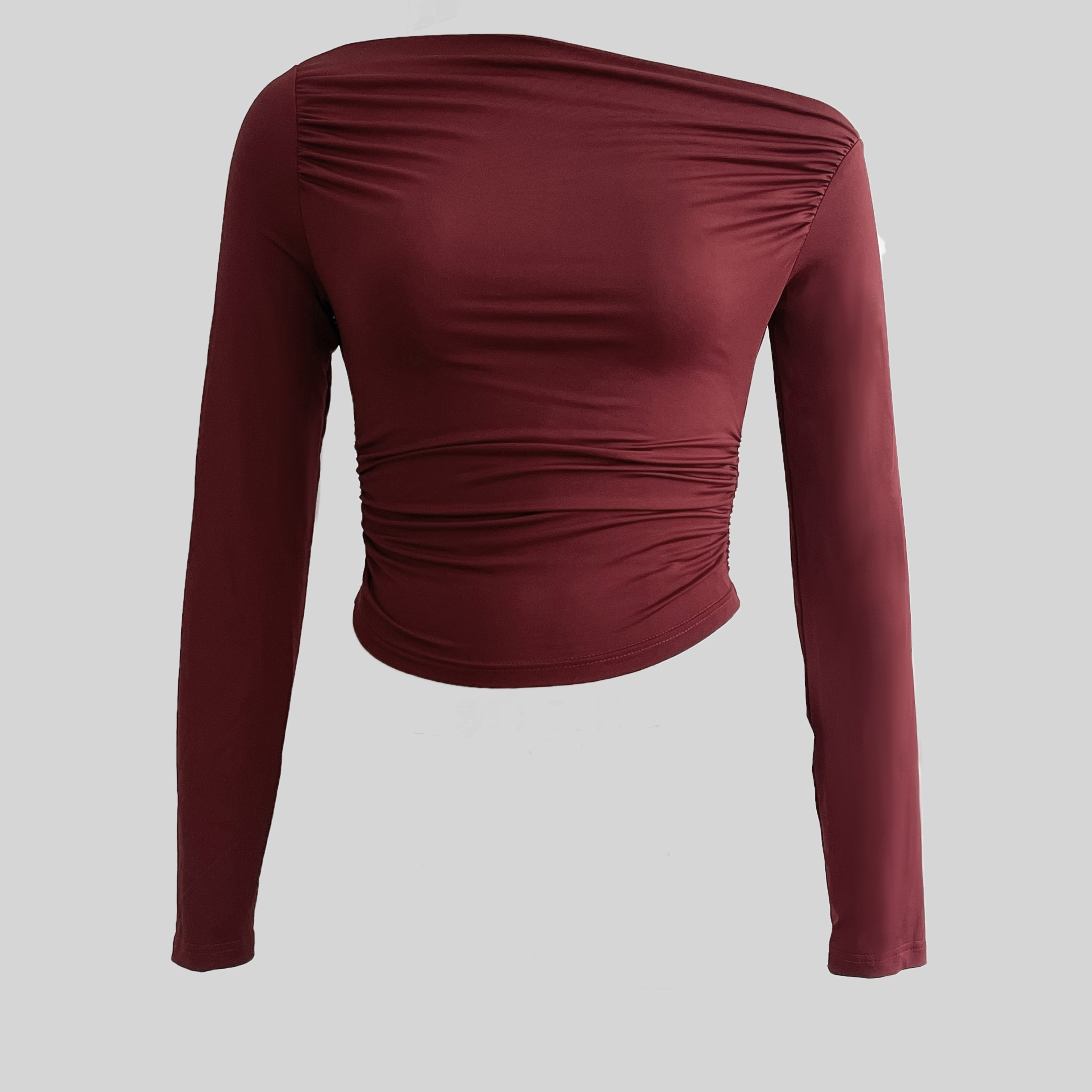 TEMU 1 Shoulder Long Sleeve T-shirt, Elegant Slim T-shirt For , Women's Clothing