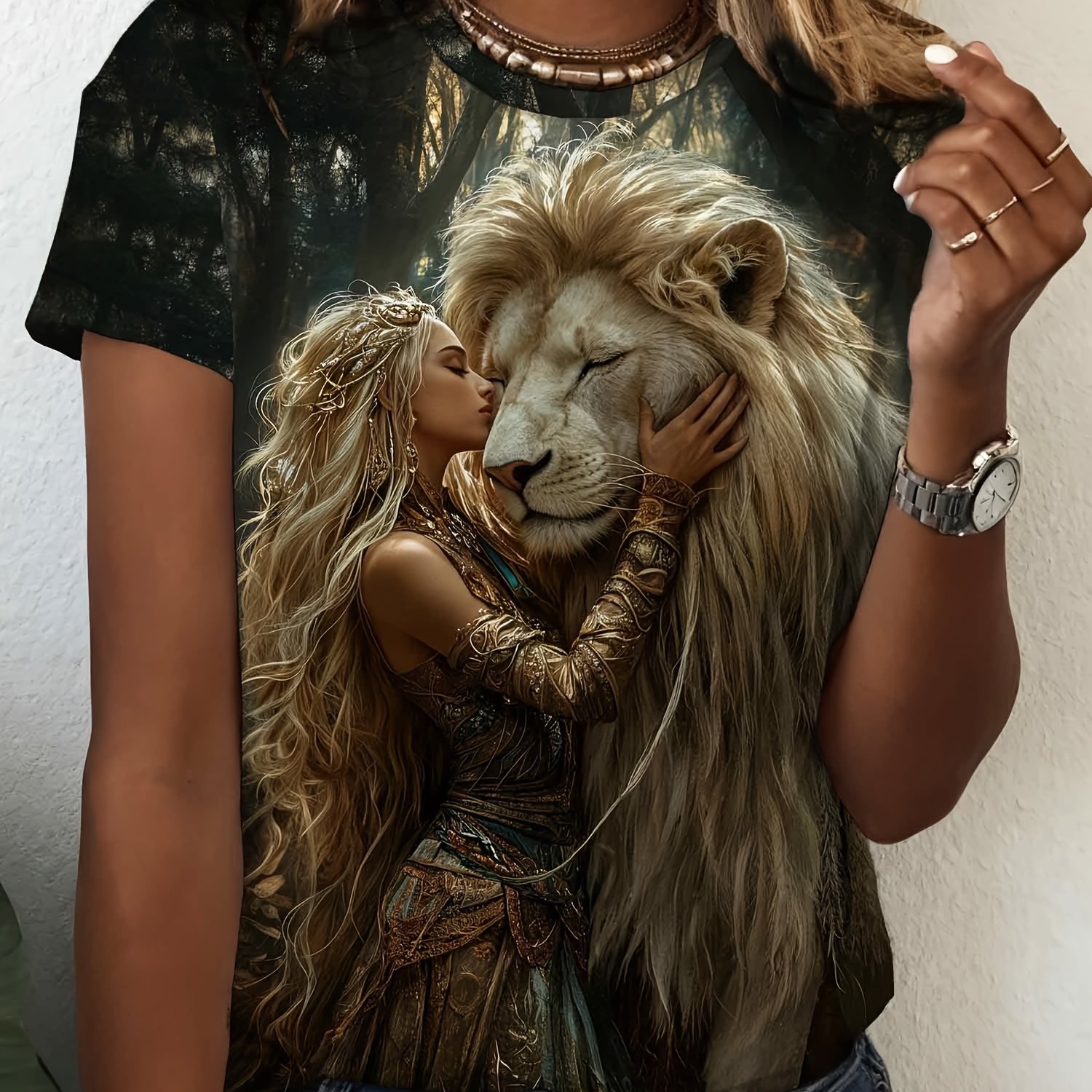 TEMU 2026 New Women's Casual T-shirt - Retro 
