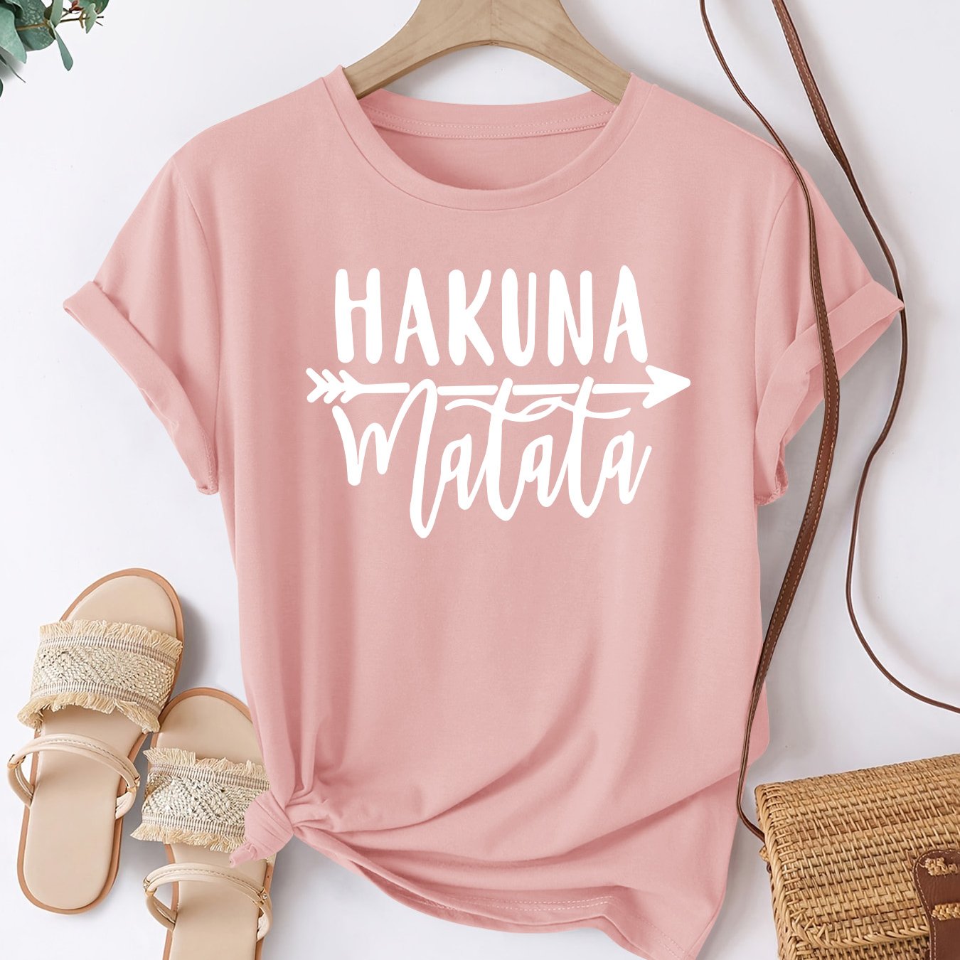 E-shop Damen Sommer Kurzarm, leichtes und atmungsaktives, vielseitiges T-Shirt für Pendeln