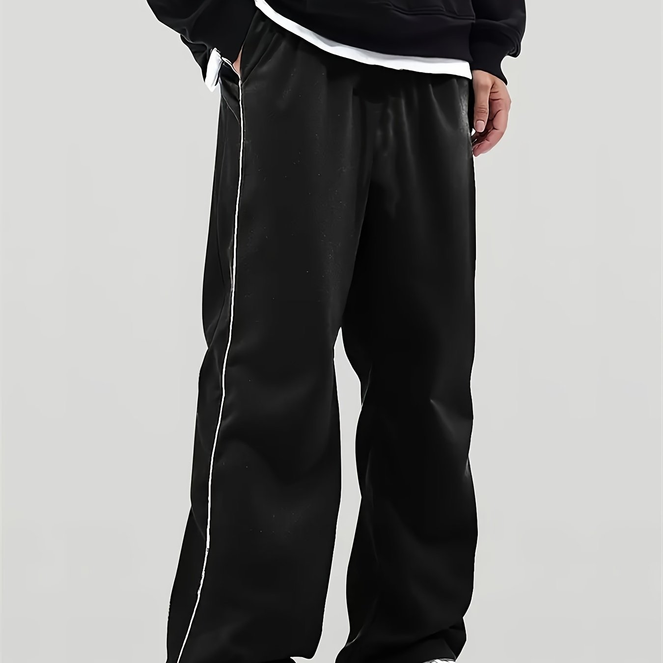 E-shop 2025 Neue Casual Fashion Fallschirmjägerhose mit Seitenstreifen Reflektierendem Band
