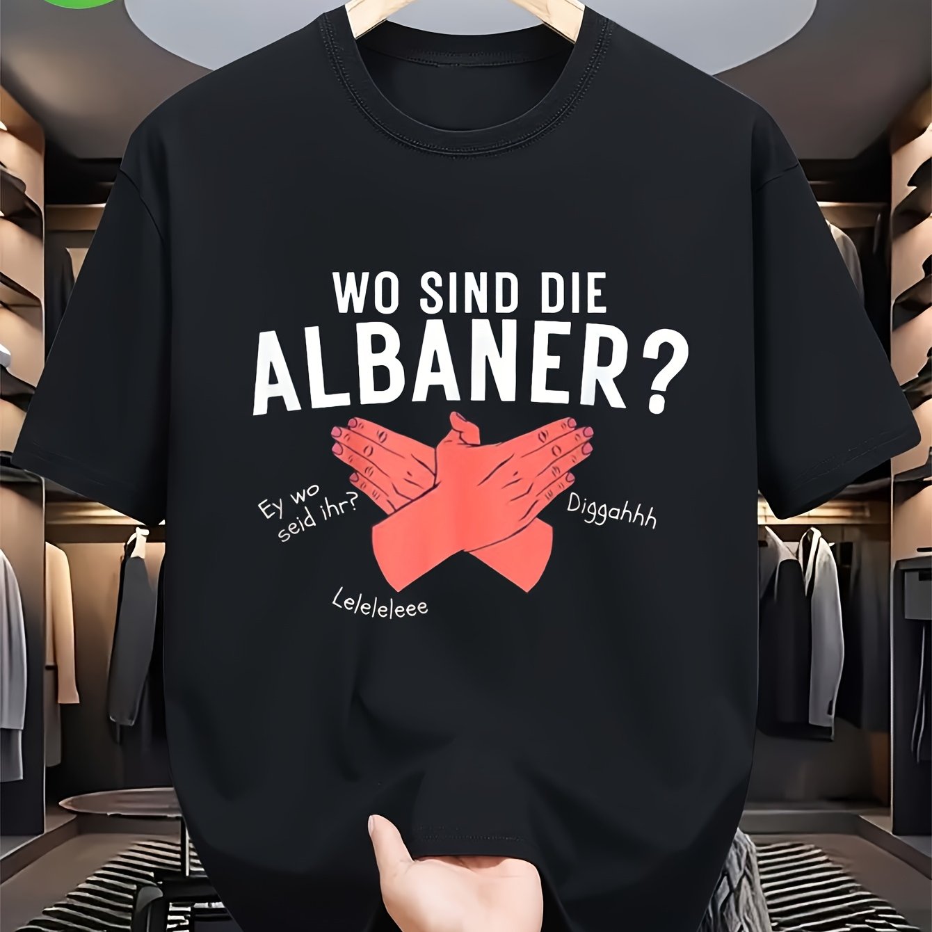 Image of Funny Albanian Quote T-shirt - Where Are The Albanians~sle~, Plus Size
