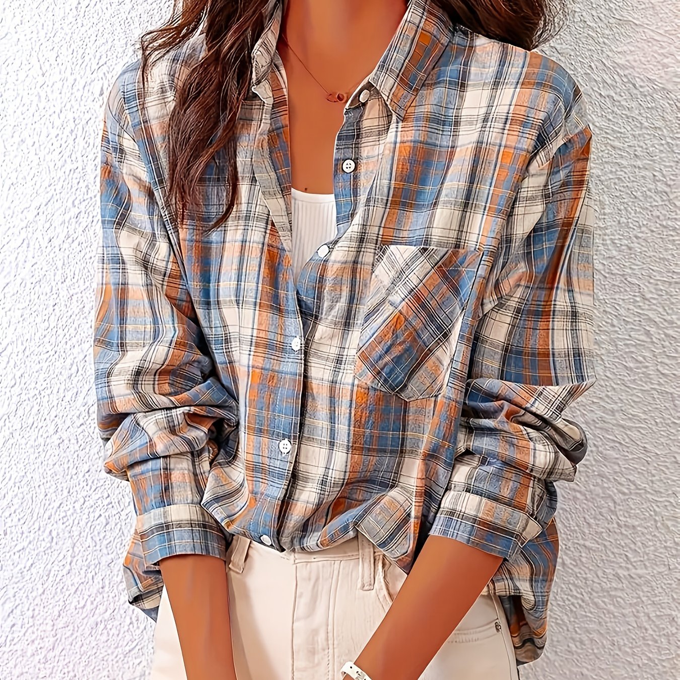 Fashion Simple Elegant Versatile Long Sleeve Shirt