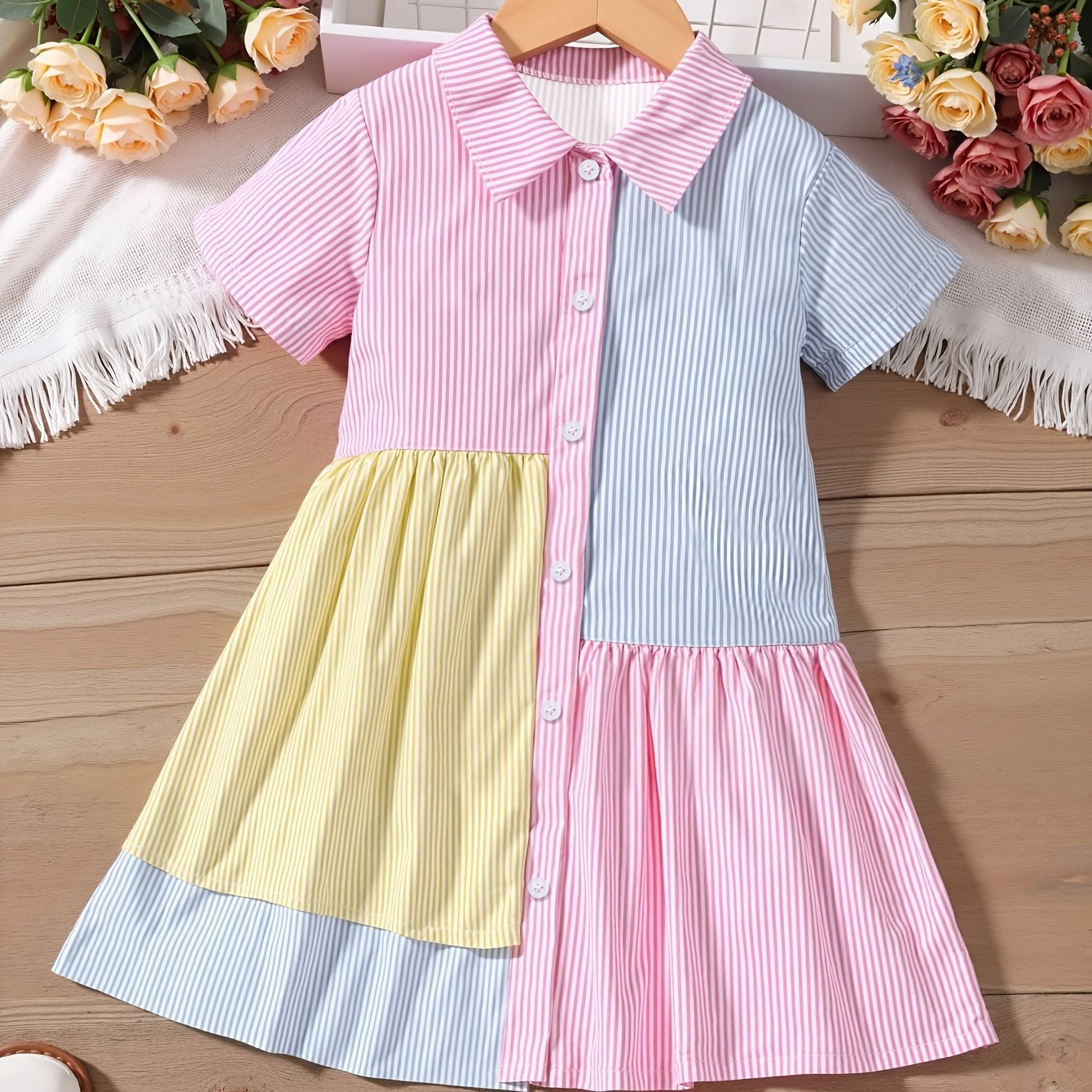 Image of Girls' Fashionable School-style Dress,halloween
