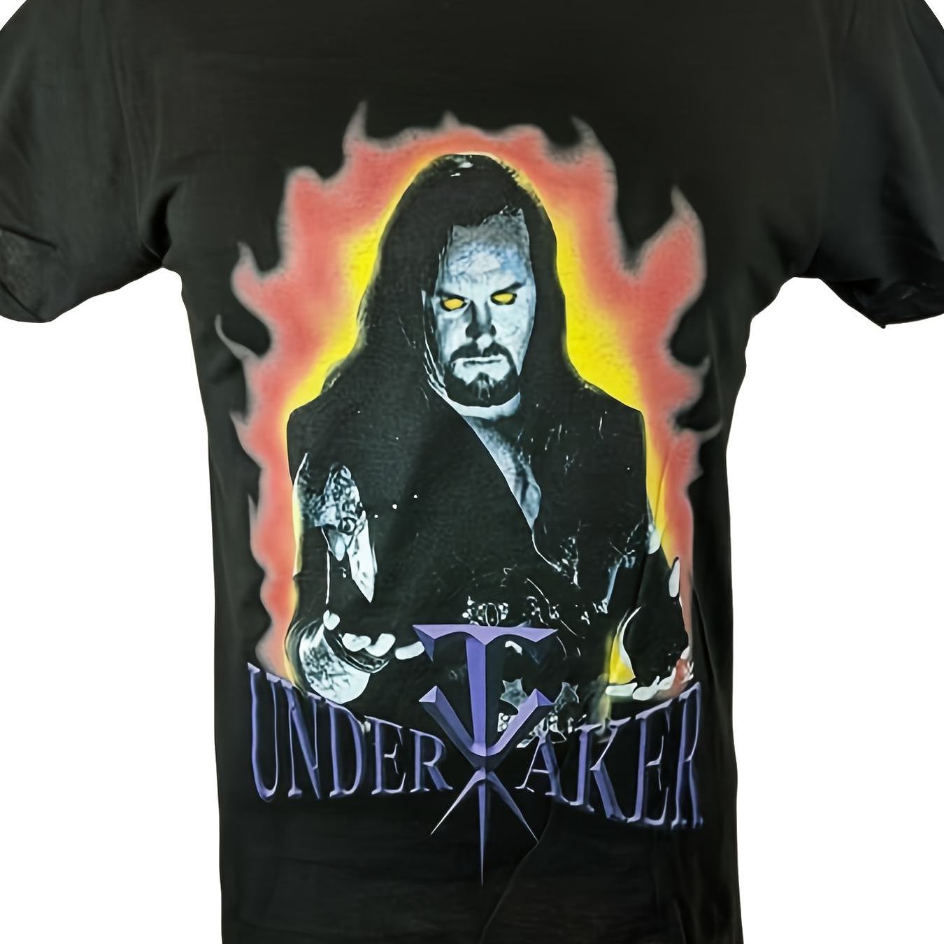 2026 Undertakers Men's 4xl Casual Crew Neck Slightly Stretchy Fabric Regular Design Ideal For Men