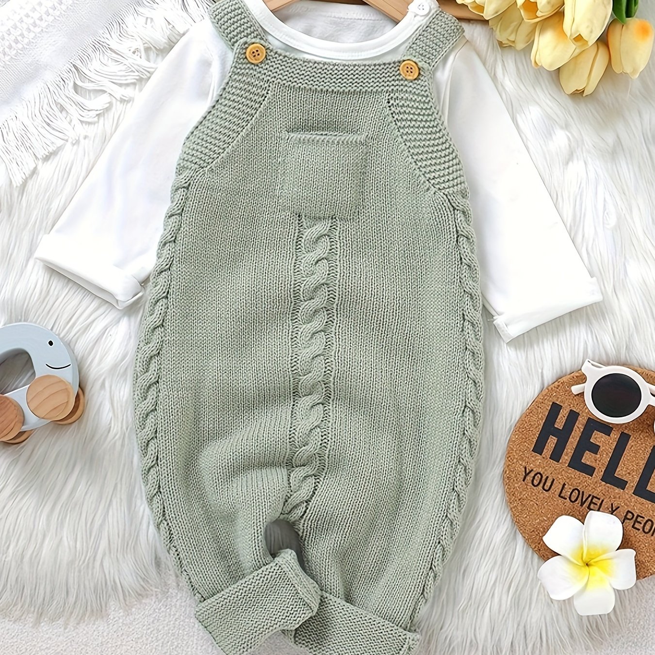 Solid Suspender Shorts Knit Bodysuit Without Inner Layer, For Outdoor