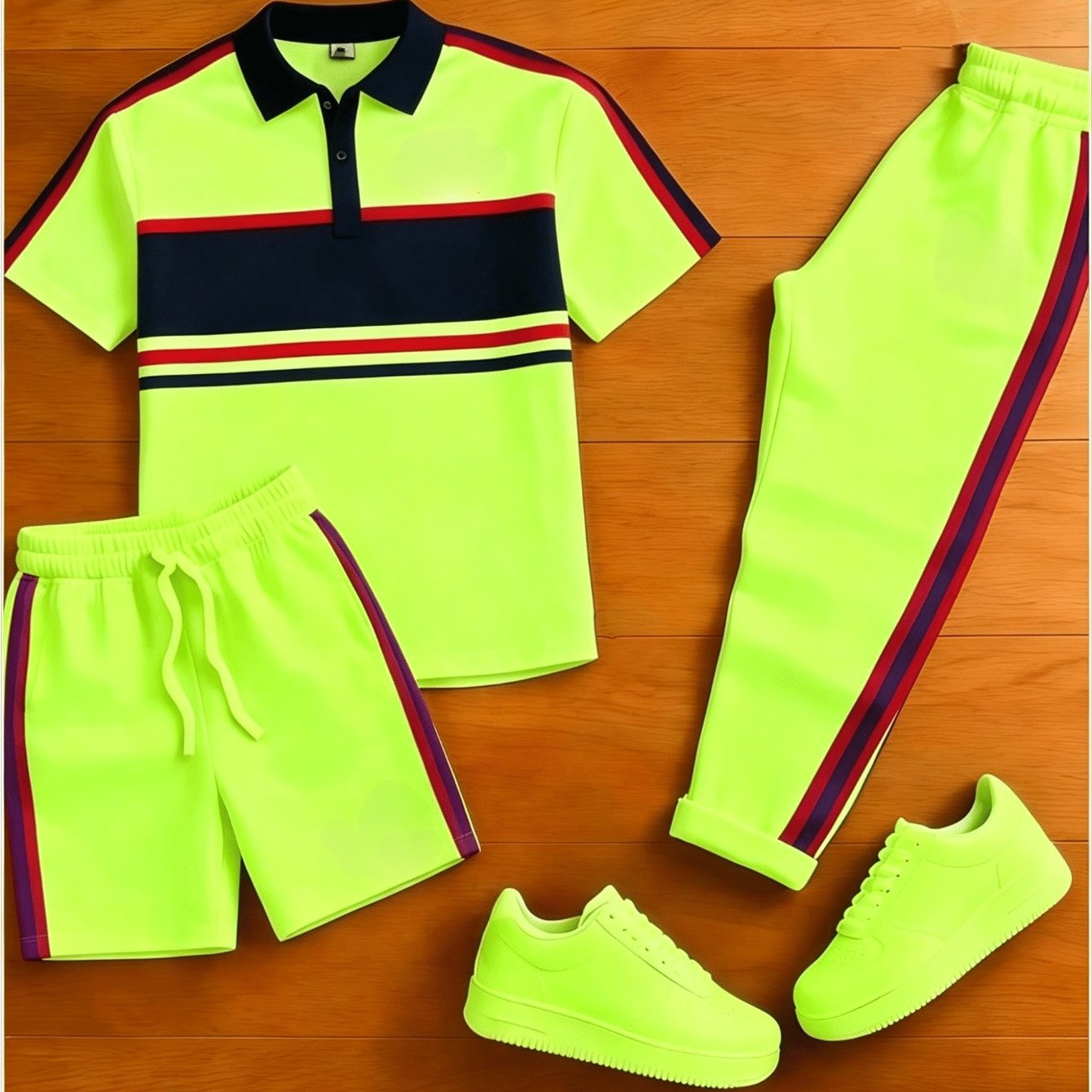 3pcs Suit: Men's Casual Sportswear - 3d Printed, Button, Including Short-sleeved Shirt With Shorts And Trousers, Comfortable Fabric, Light , Casual Business, Daily Wear, For Gifts