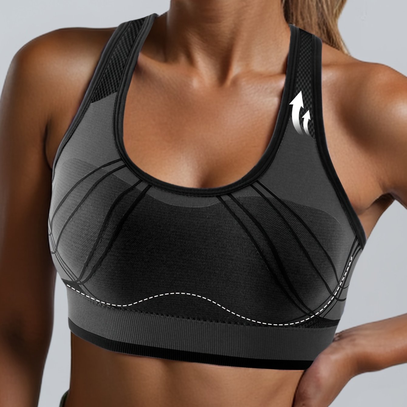 Women's Low-cut Backless Sports Bra For Yoga, Fitness, Running, And Daily Casual Wear