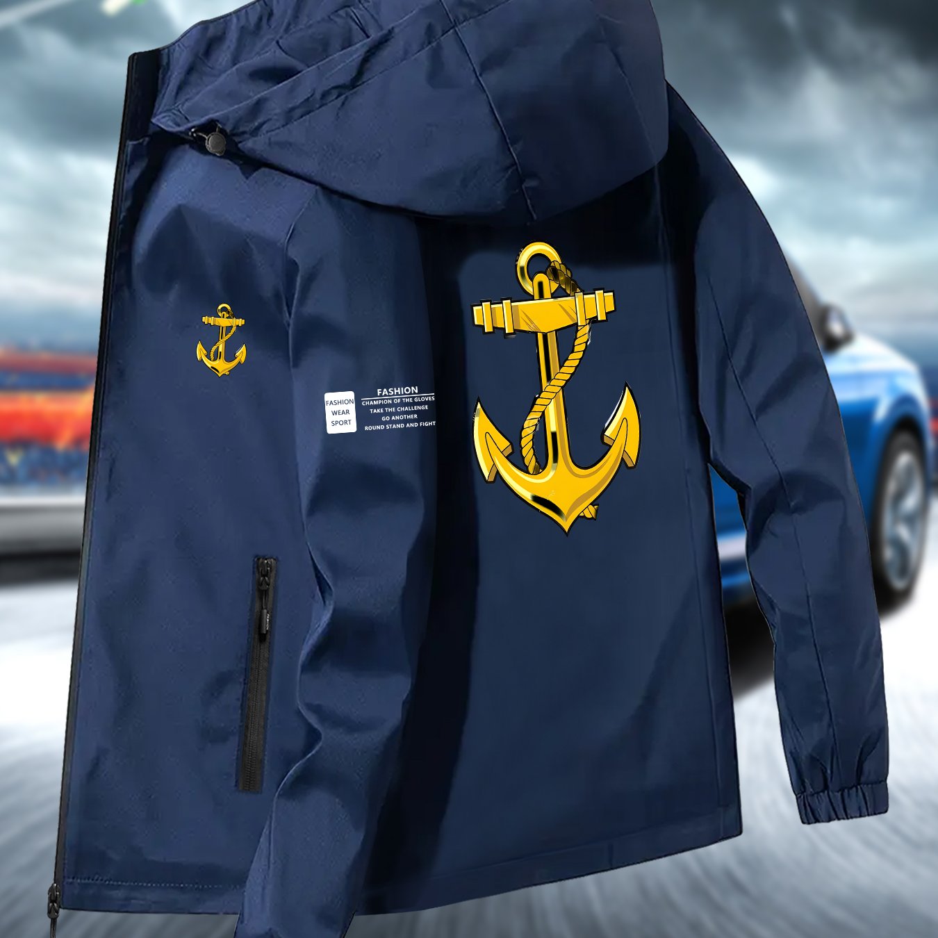 TEMU Suitable For Outdoor Travel And Hiking, Pattern Print, Lightweight And Durable Fabric Outerwear Warm Jacket, Softshell Jacket Outdoor