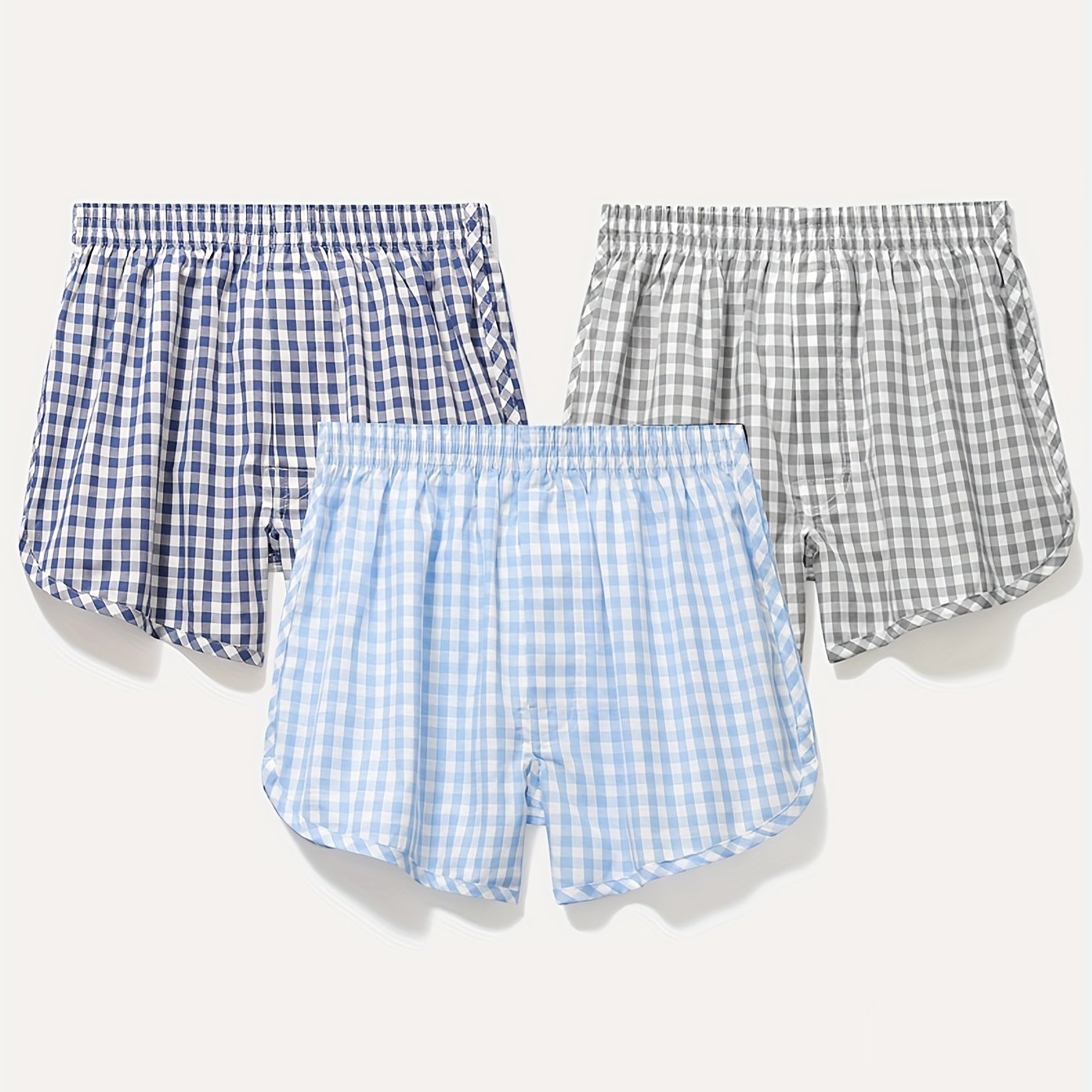 Image of 3pcs Boys Teen Cute Cartoon Breathable Pants Cotton Boxer Underwear Comfy Shorts