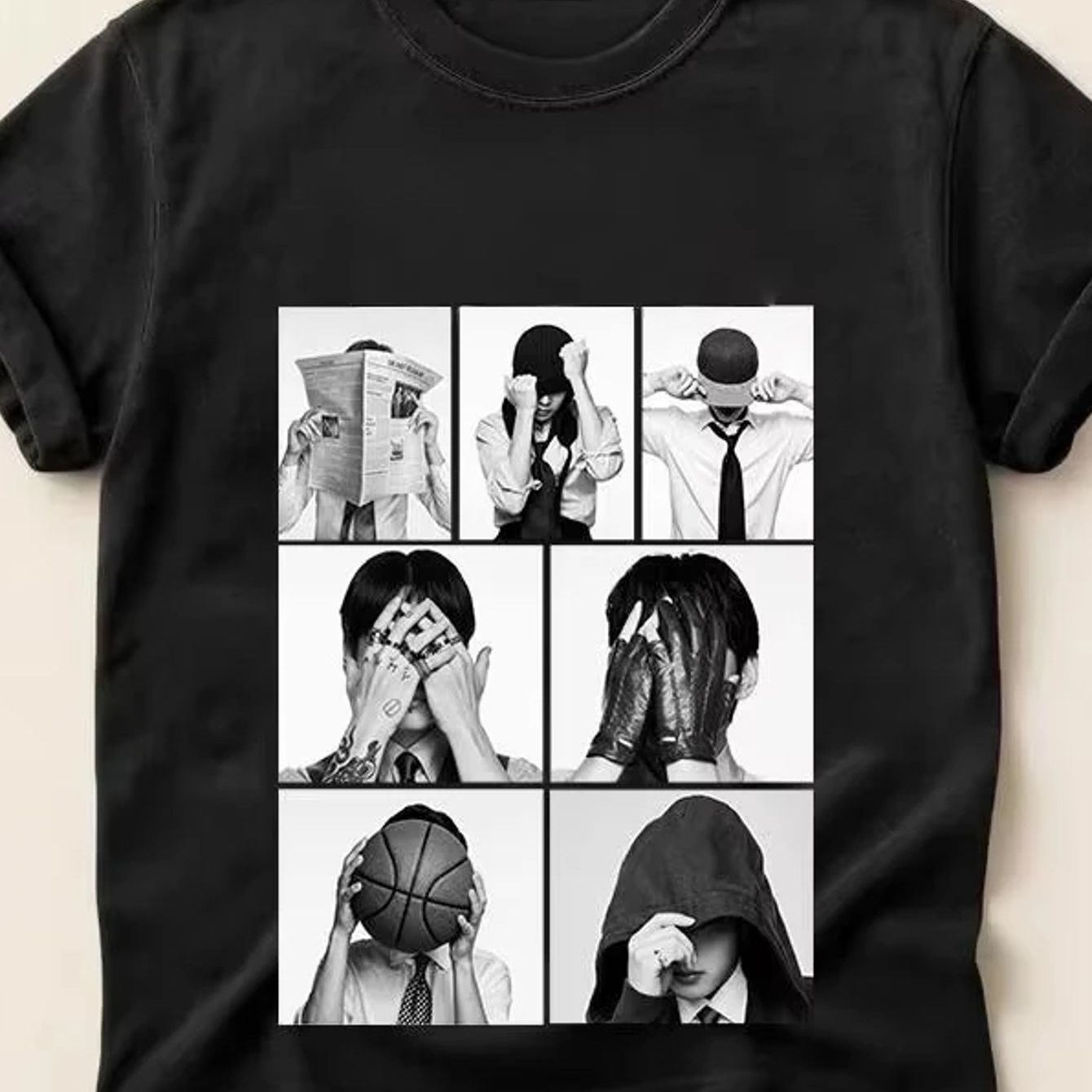 South Korean Kpop T-shirt Design For Summer 2026, 100% Unisex High-quality Men's Clothing, Plus Size