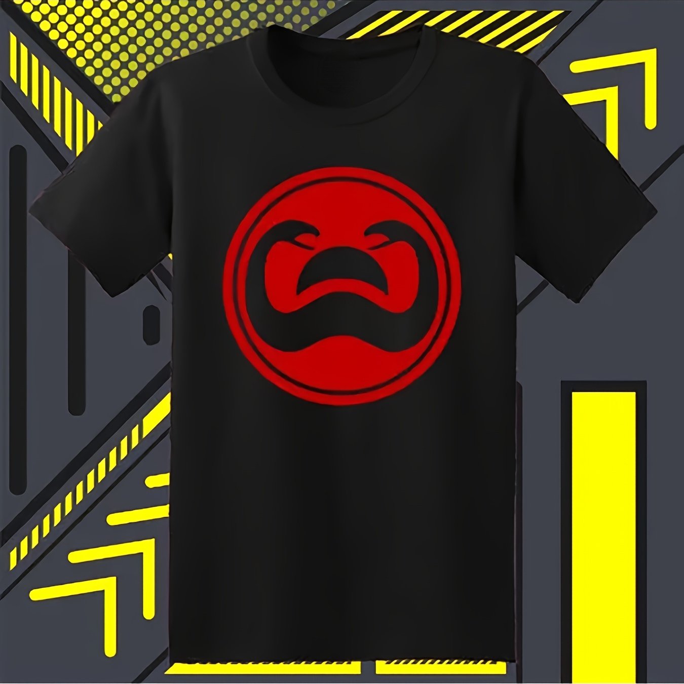 Plus Size Men's Barbarian Snake Logo T-shirt - Iconic Retro Snake Emblem, Loose Size, Soft Breathable Fabric Suitable For Fans, Casual & Casual Attire, Iconic Logo, Plus Size