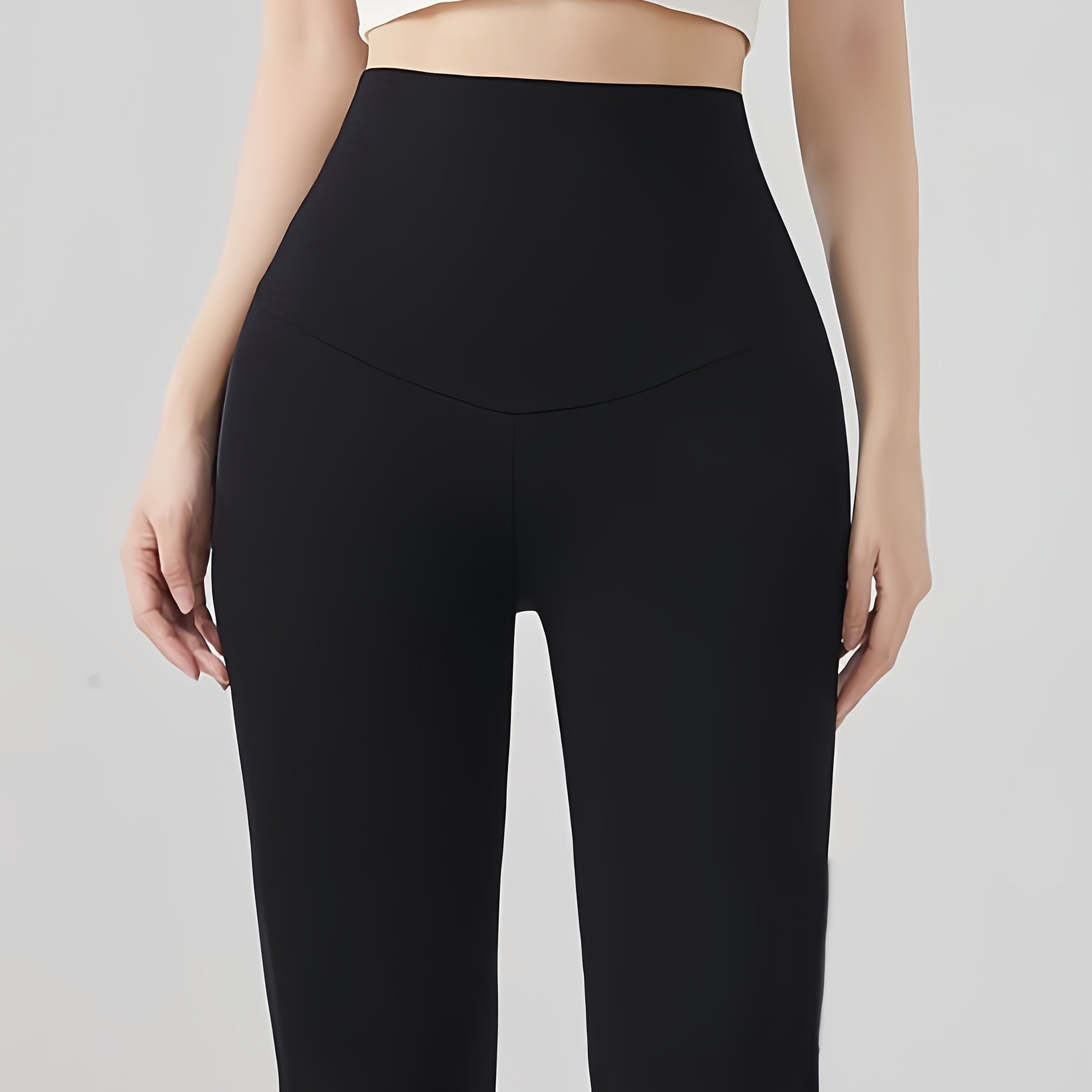Summer Ultra-thin Five-quarter Pants, High Elasticity Women's Leggings For Daily , Gatherings, And