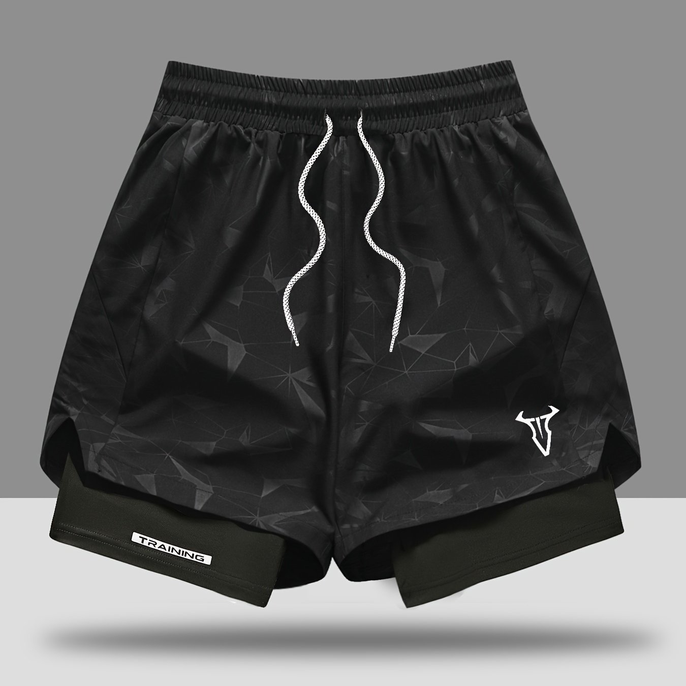 E-shop Herren Atmungsaktive Fitness Lauf Schlankheits Sport Shorts