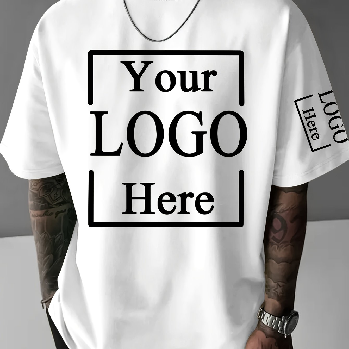 TEMU Custom T-shirts / - "my T-shirt, " Design Your Own With Text//logo Suitable For Team Uniforms, Music Festival Outfits, Gifts For Him, Short