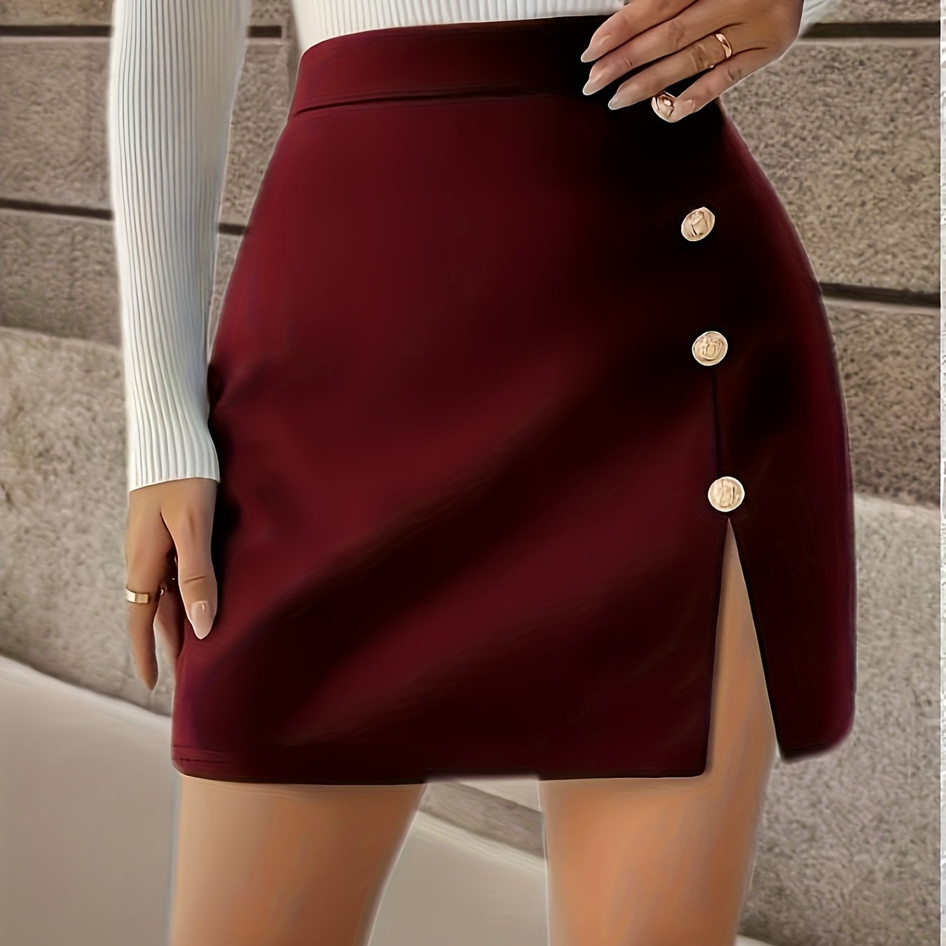 TEMU Women's Fashionable And Elegant Dress Embellishment