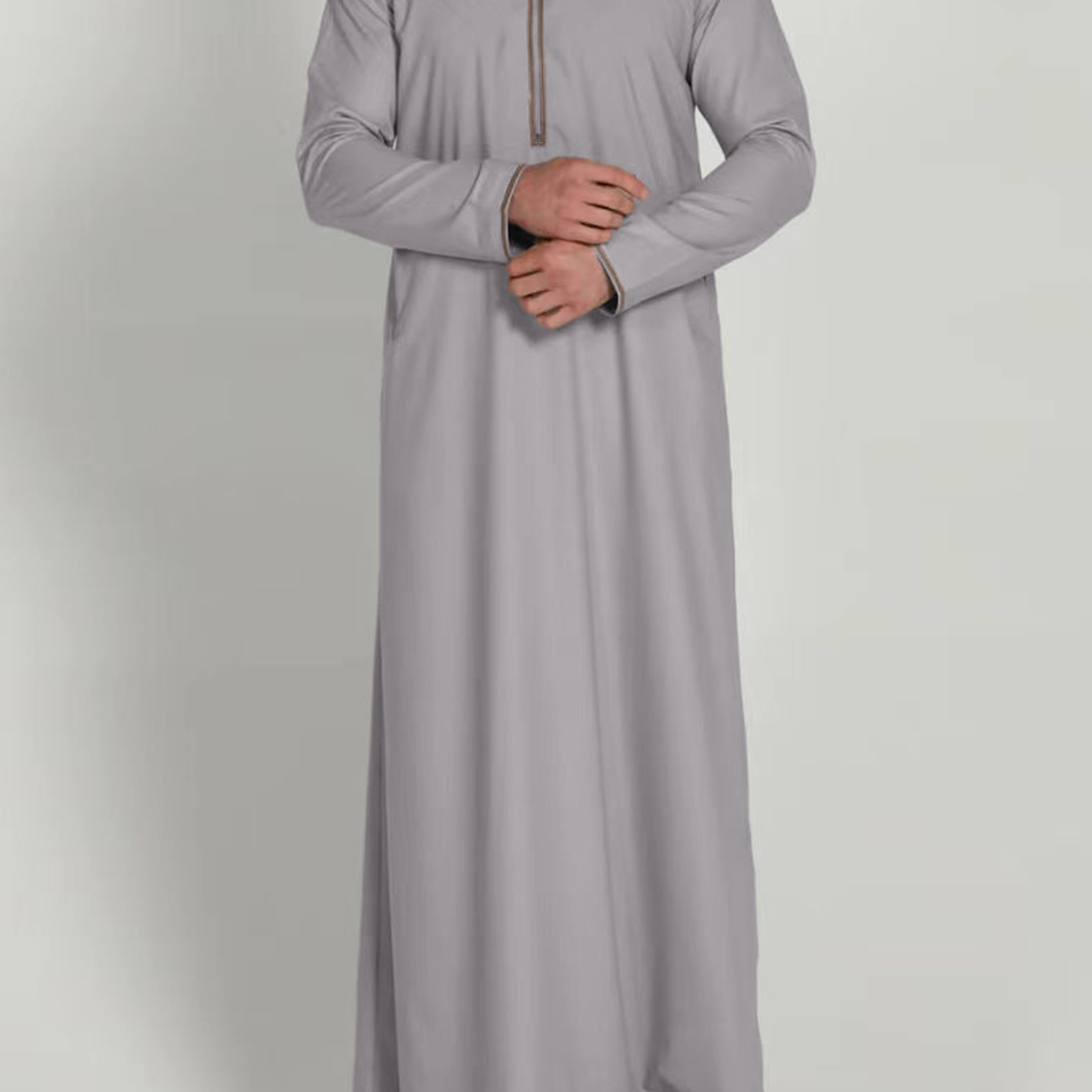 Henley Nightgown Men's Nightshirt Muslim Clothing Kaftan Night