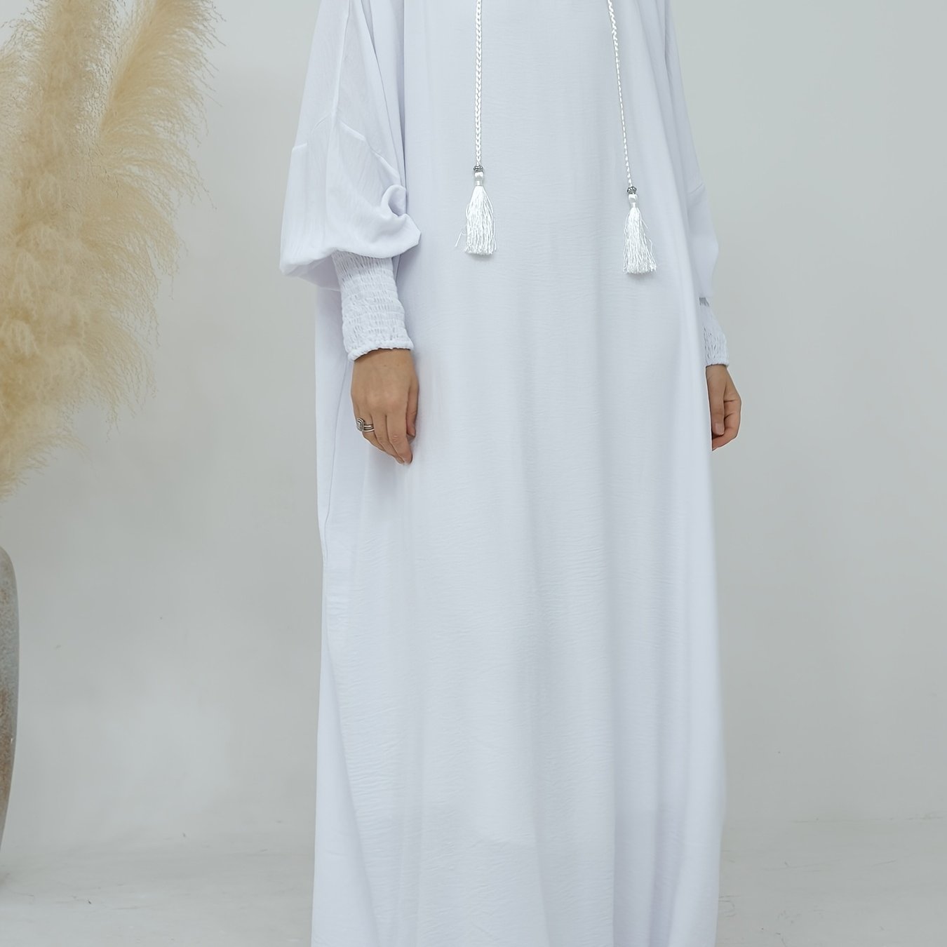 TEMU Plus Size - Plus Size - 1pc Outfit For Women, Stylish And Elegant, Features A Solid Color, Ideal For Everyday Wear, Festivals, Gatherings, And