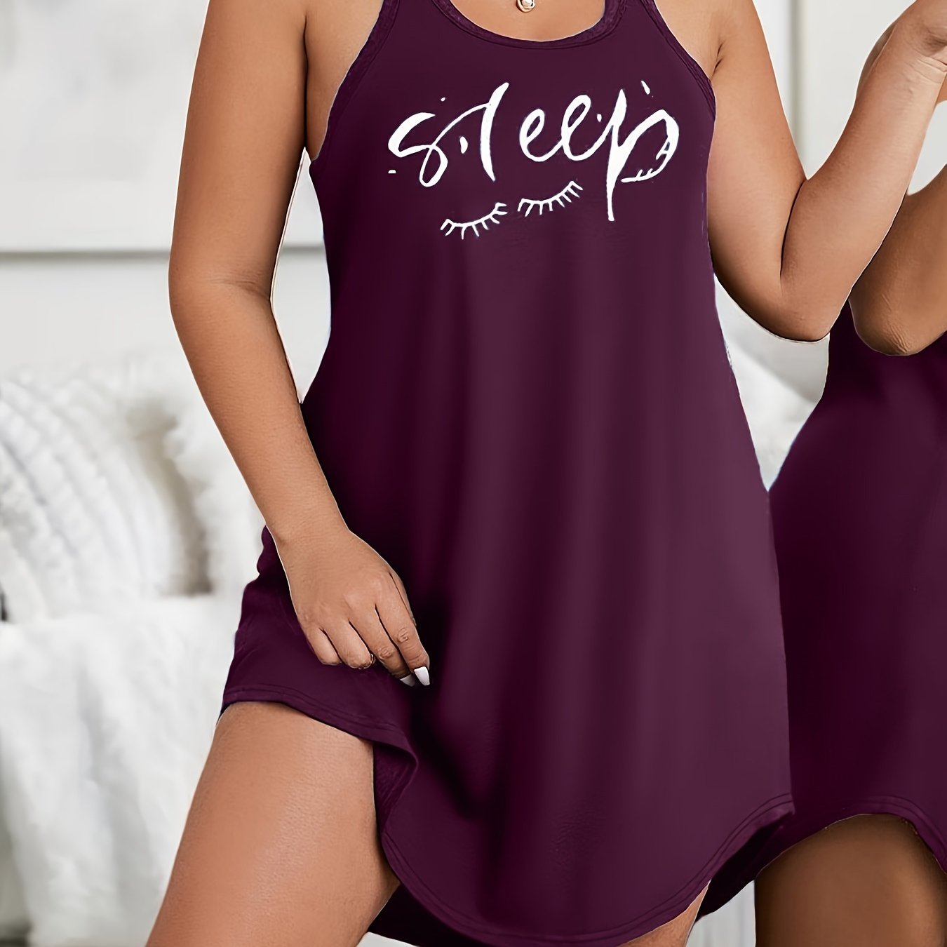 Plus Size Camisole Nightgown