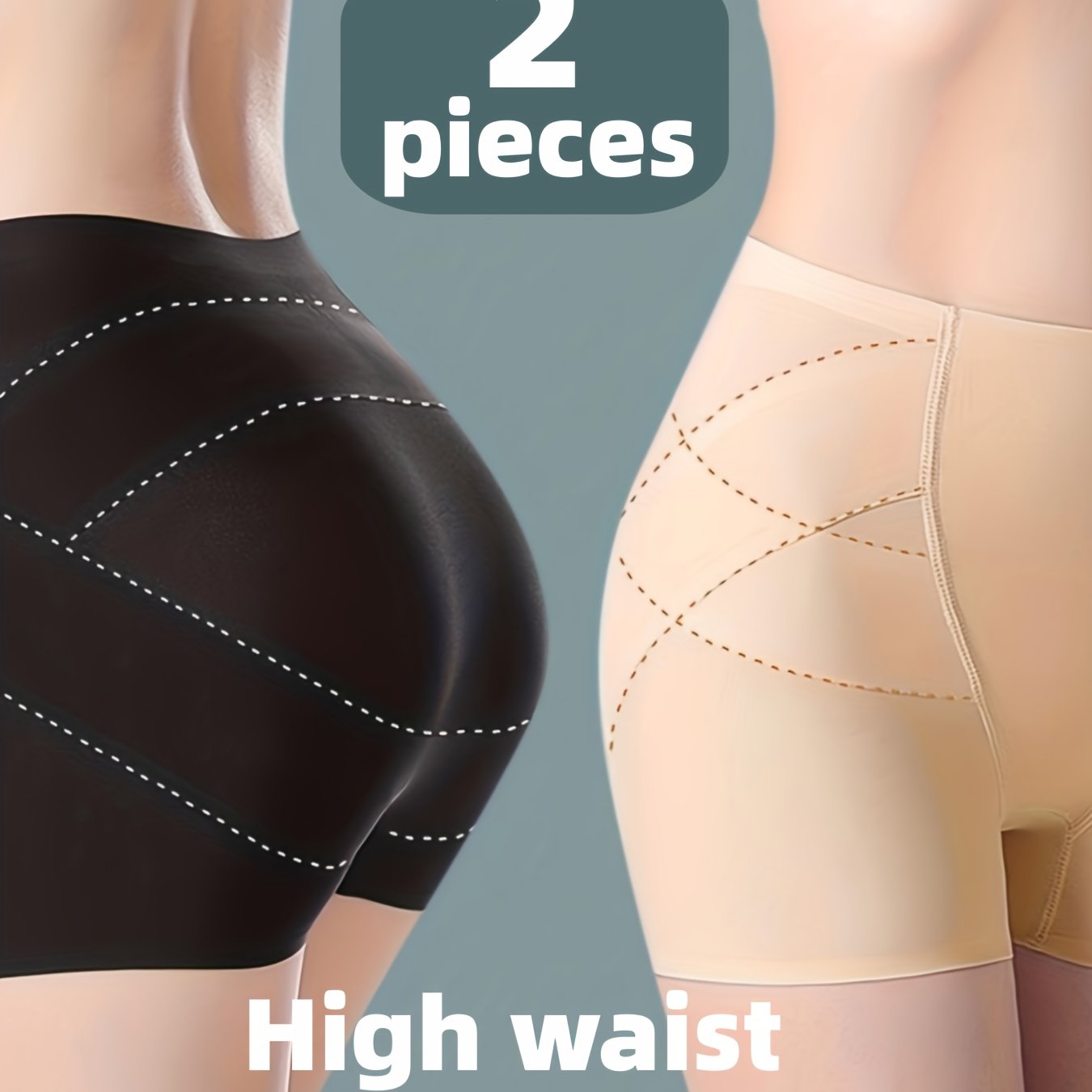 Cosway - Ambrace Comfi Panty Girdle with Tummy Control (Skin/Black), Absolutely Healthy