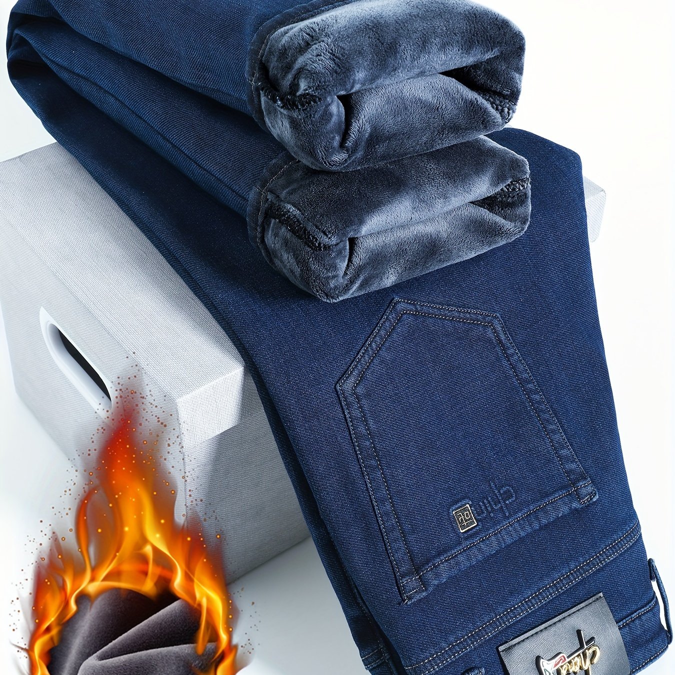 Lined Jeans