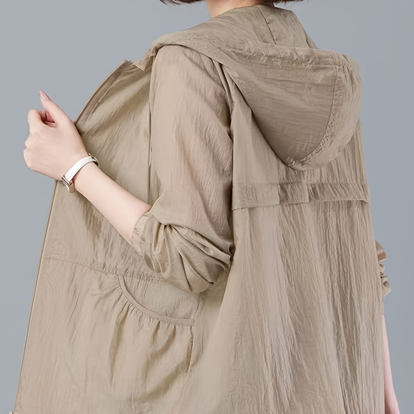 TEMU Fashion Jackets Ultraviolet Ventilation Loose Jackets Outdoor Women's Casual Outdoor Casual Jackets -in-one Short Ventilation Jackets