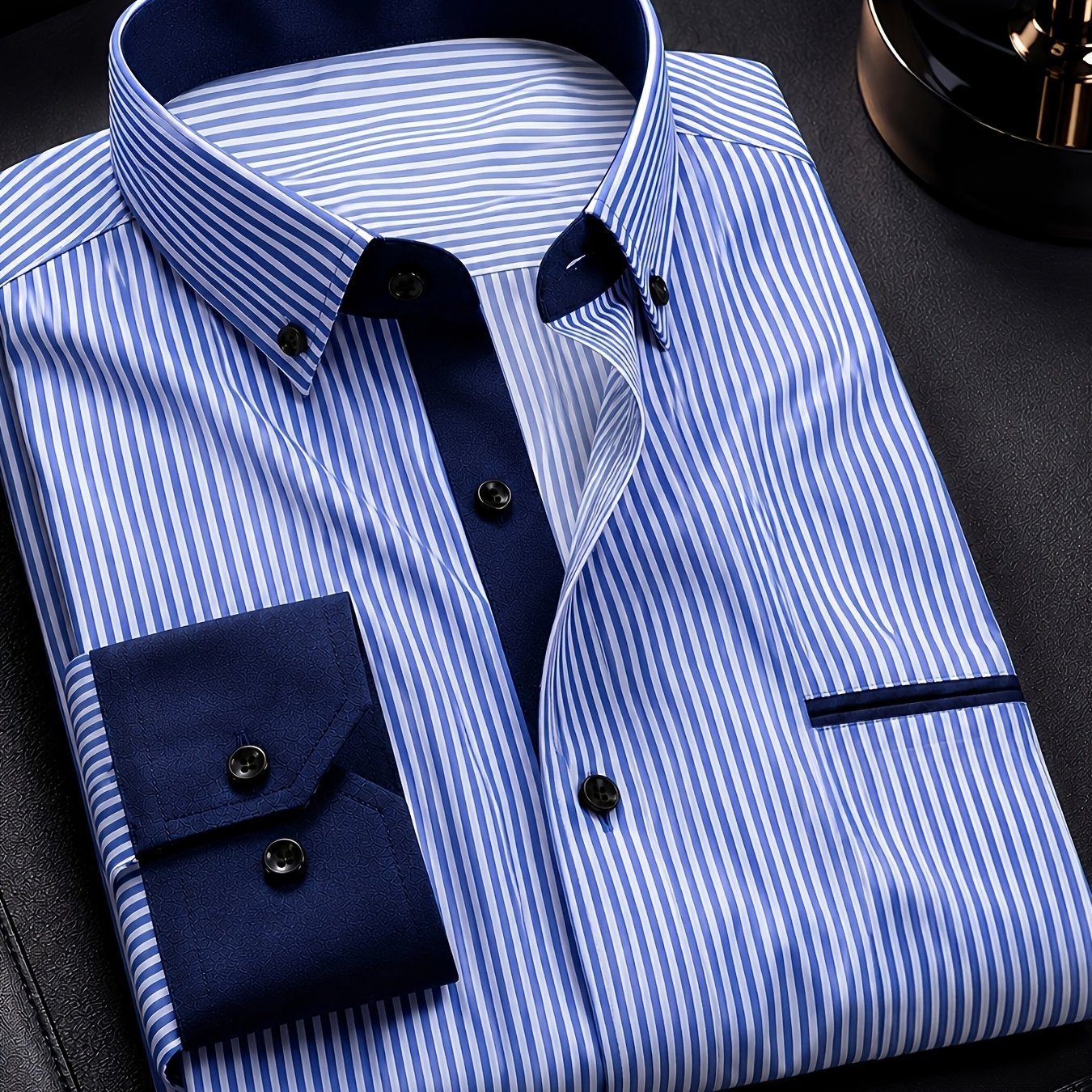 TEMU Men's Dress Shirt, Smart Casual