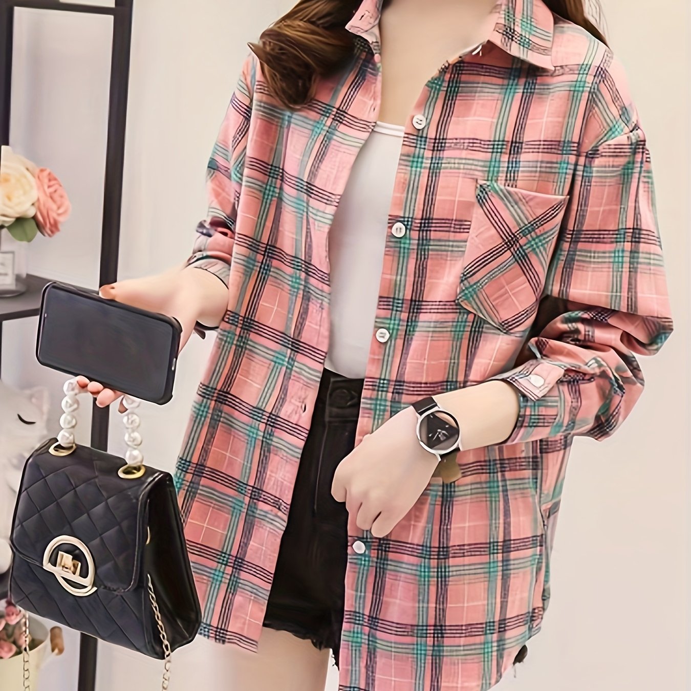 TEMU Elegant Shirt For Women