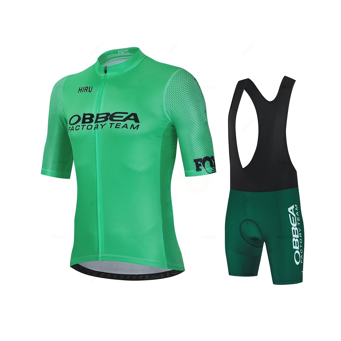 2pcs Men's Cycling Suit Short-sleeved T-shirt + Pants Set Comfortable Sports Style Suitable For Cycling Enthusiasts Cool Cycling Suit Set Bicycle Competition Special Cycling Suit