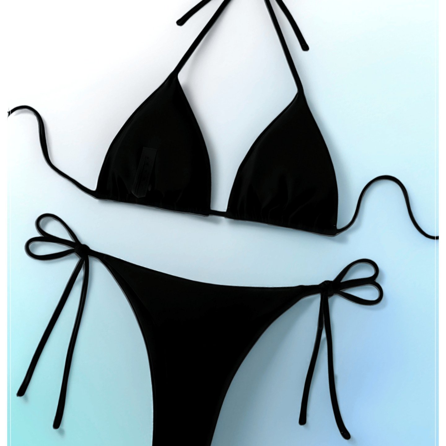 Women's Black Bikini Set - Swimsuit, Summer Swimwear Beach& Pool Party