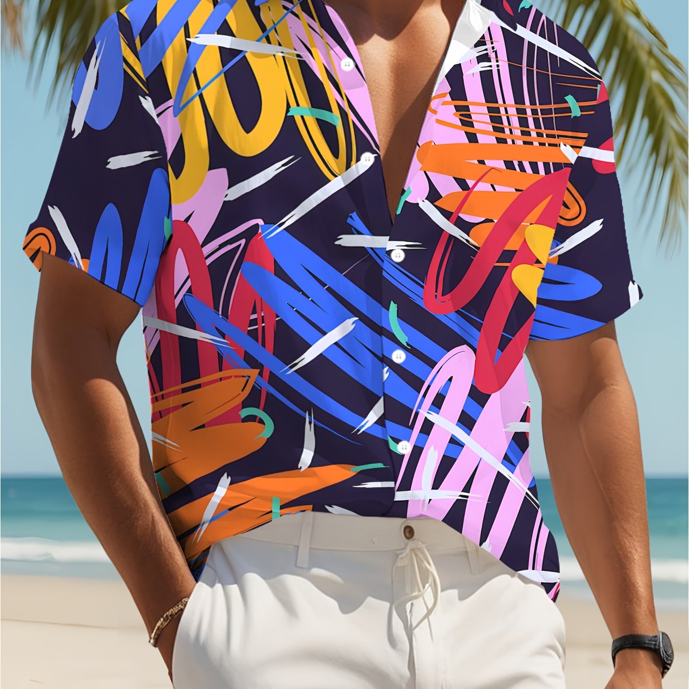 TEMU Fashionable Casual Men's Shirt