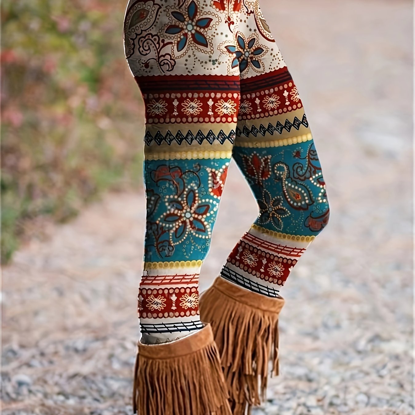 Ethnic Style Leggings