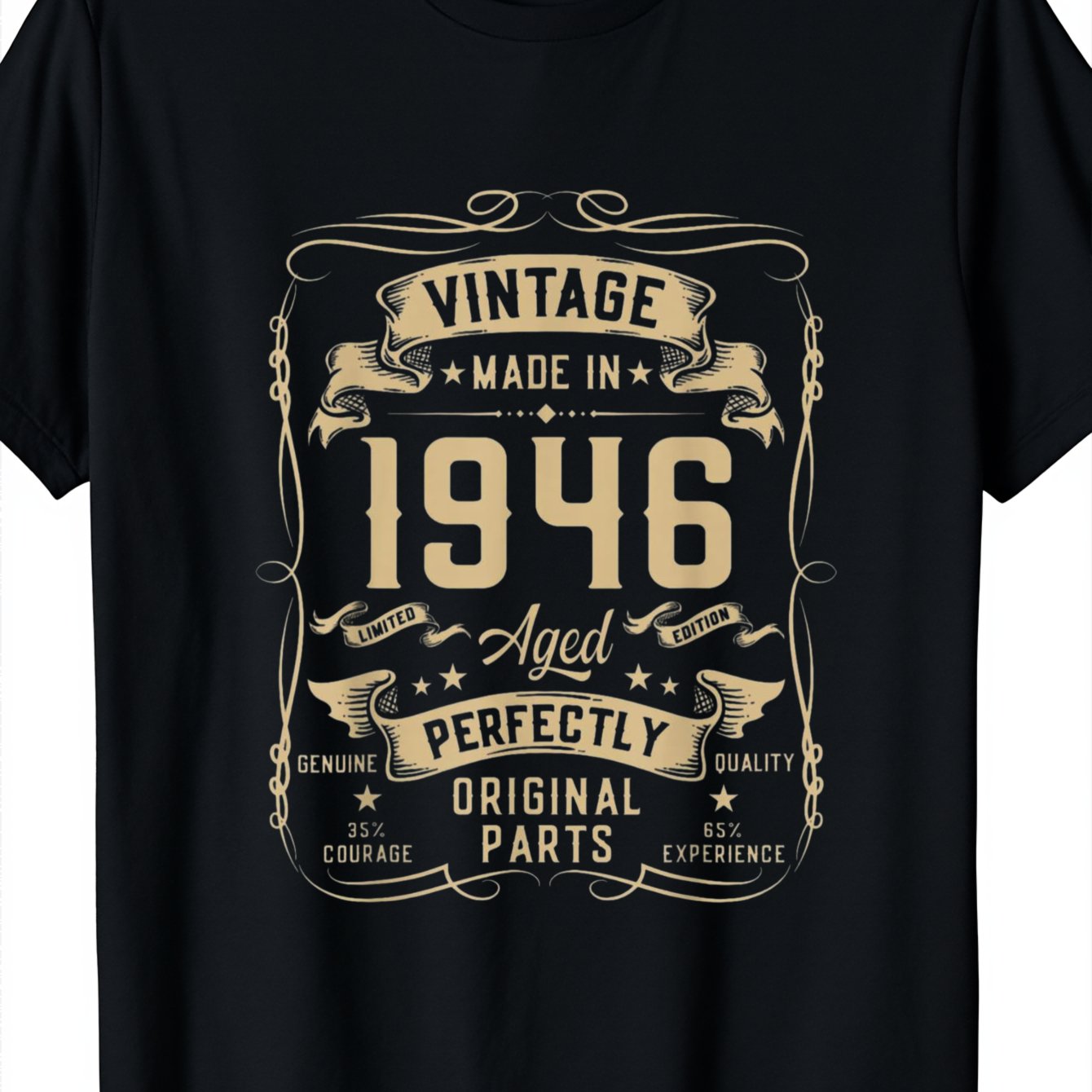 TEMU Style 80th Birthday Gift Men's 80th T-shirt Anime T-shirt Men's Clothing Anime T-shirt