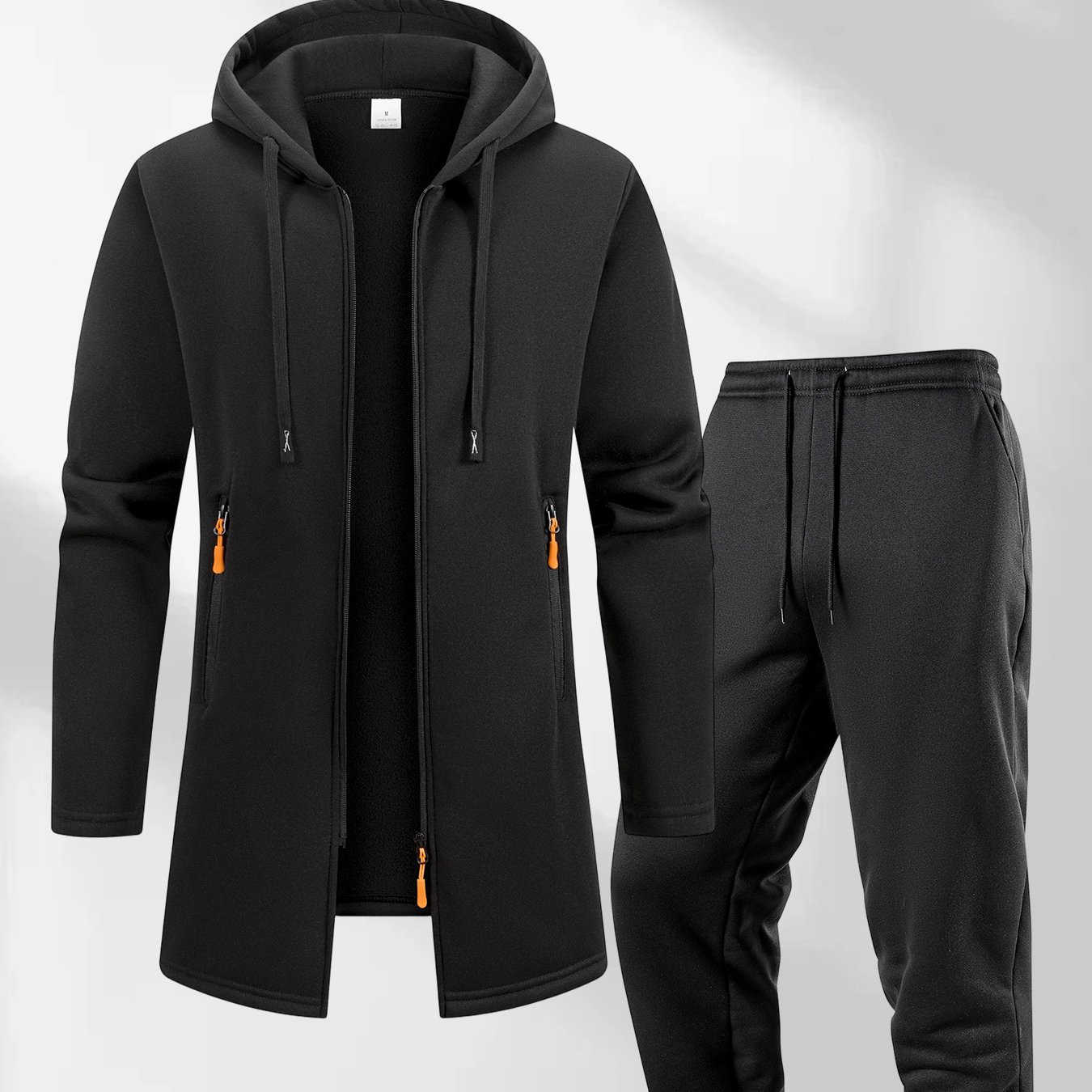 TEMU Completo sportivo casual da , 2 pezzi, set top e pantaloni sportivi da , set da foderato /inverno, giacca casual versatile a lunghezza con