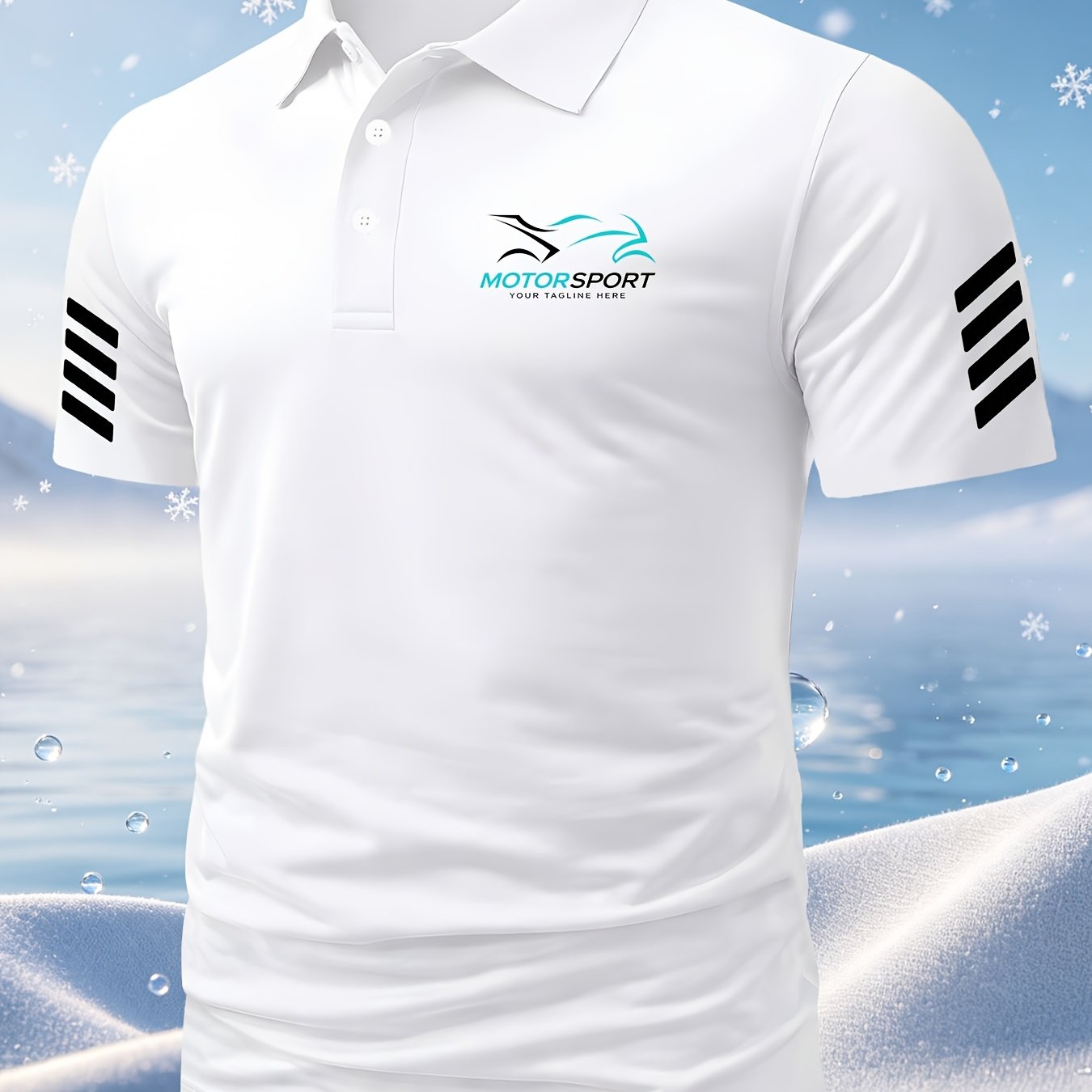 TEMU Solid Color Minimalist Men's Short Sleeve Quick-dry Moisture-wicking Wrinkle-free Office Daily Commuting Versatile Summer Wear Casual Business