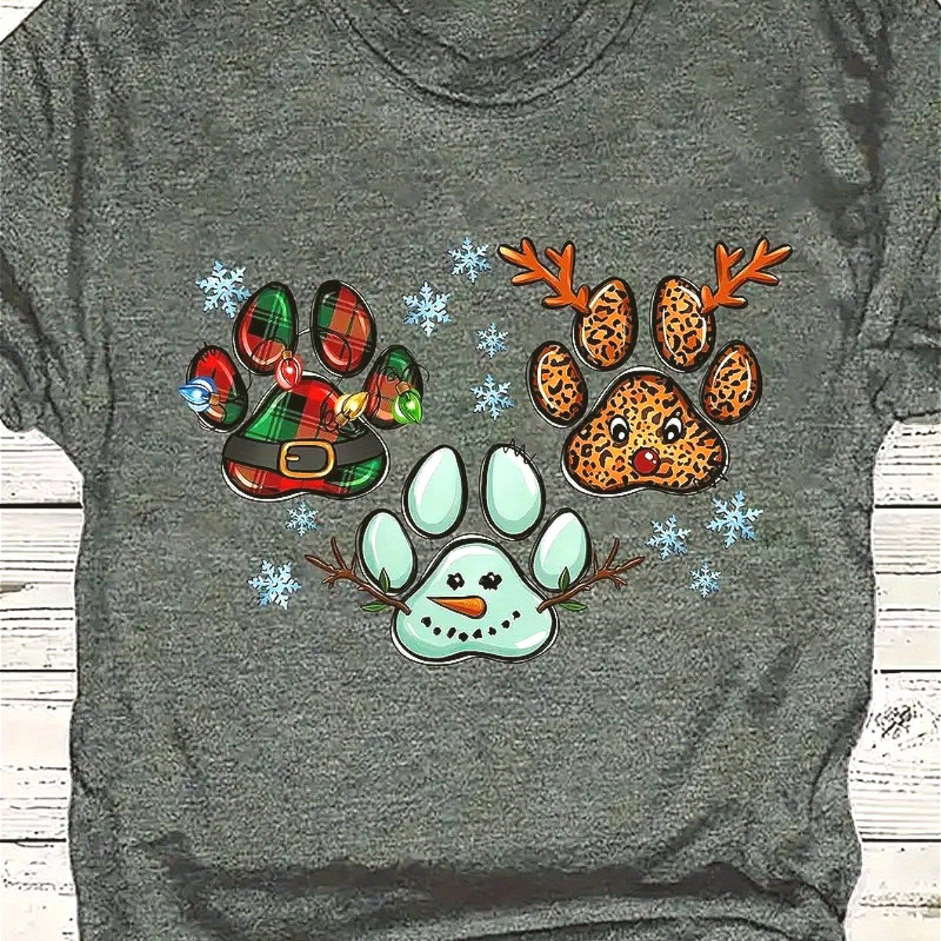 TEMU Crew Neck T-shirt - Fashionable Womens Graphic Print T-shirt - Casual Short Sleeve Crew Neck Top - Lightweight & Breathable For Wardrobe