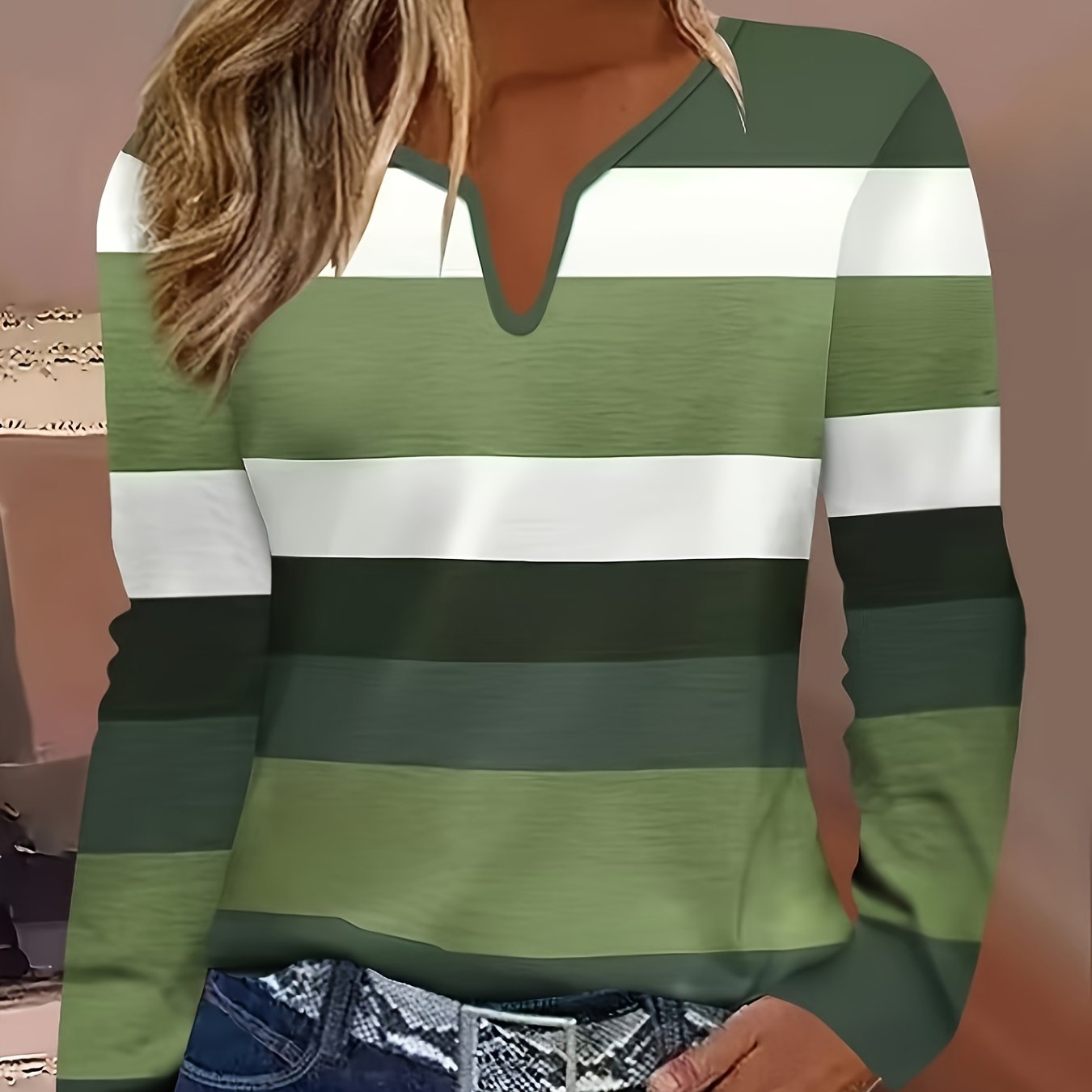 Women's Long Sleeve Printed Viral Hit