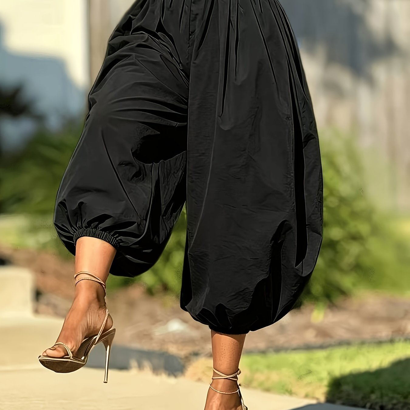 TEMU Plus Size, Plus Size Women's Jeggings With Legs