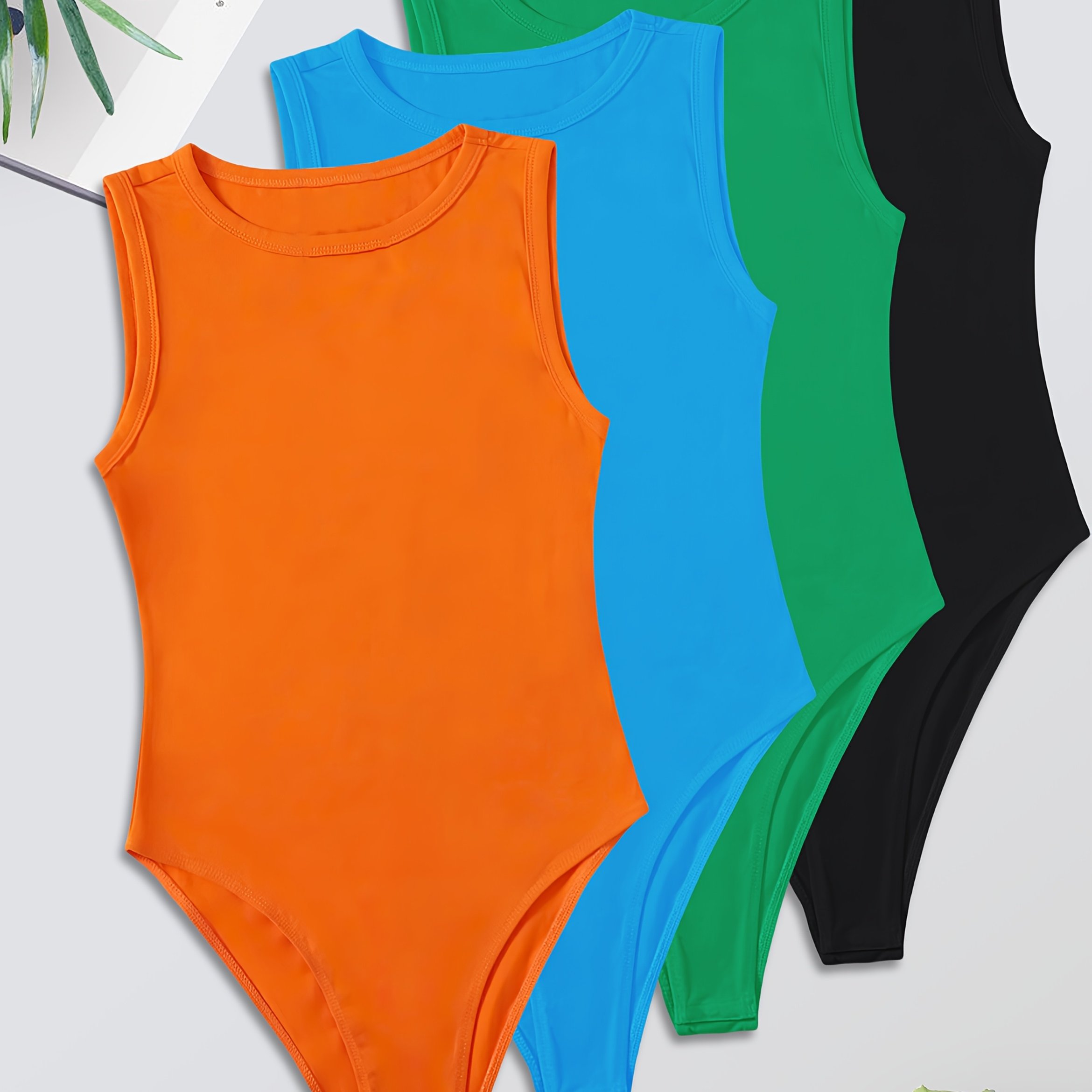 TEMU New Women's Fashion Casual Slim-fit Versatile Solid Color Women's Tight-fitting -piece Set