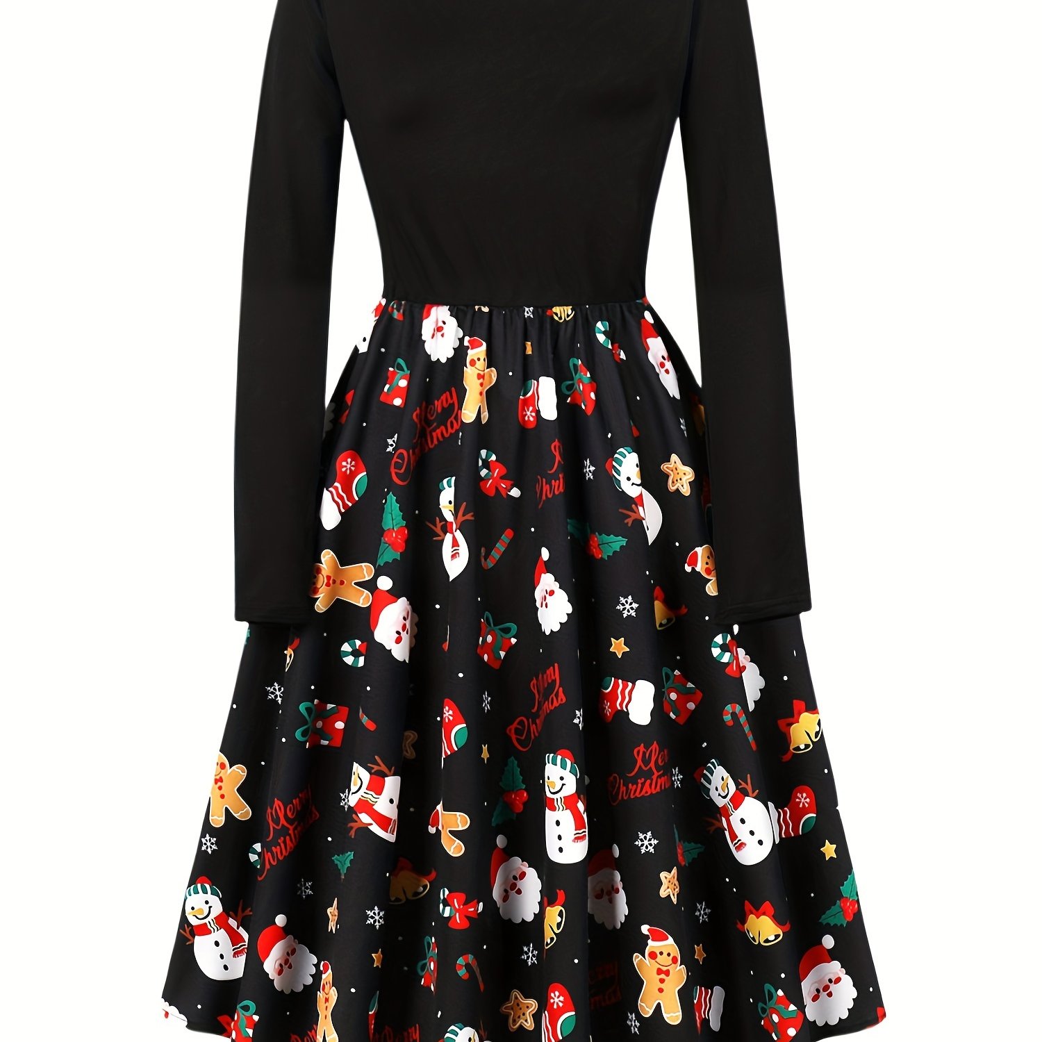 Christmas Party Printed Dress