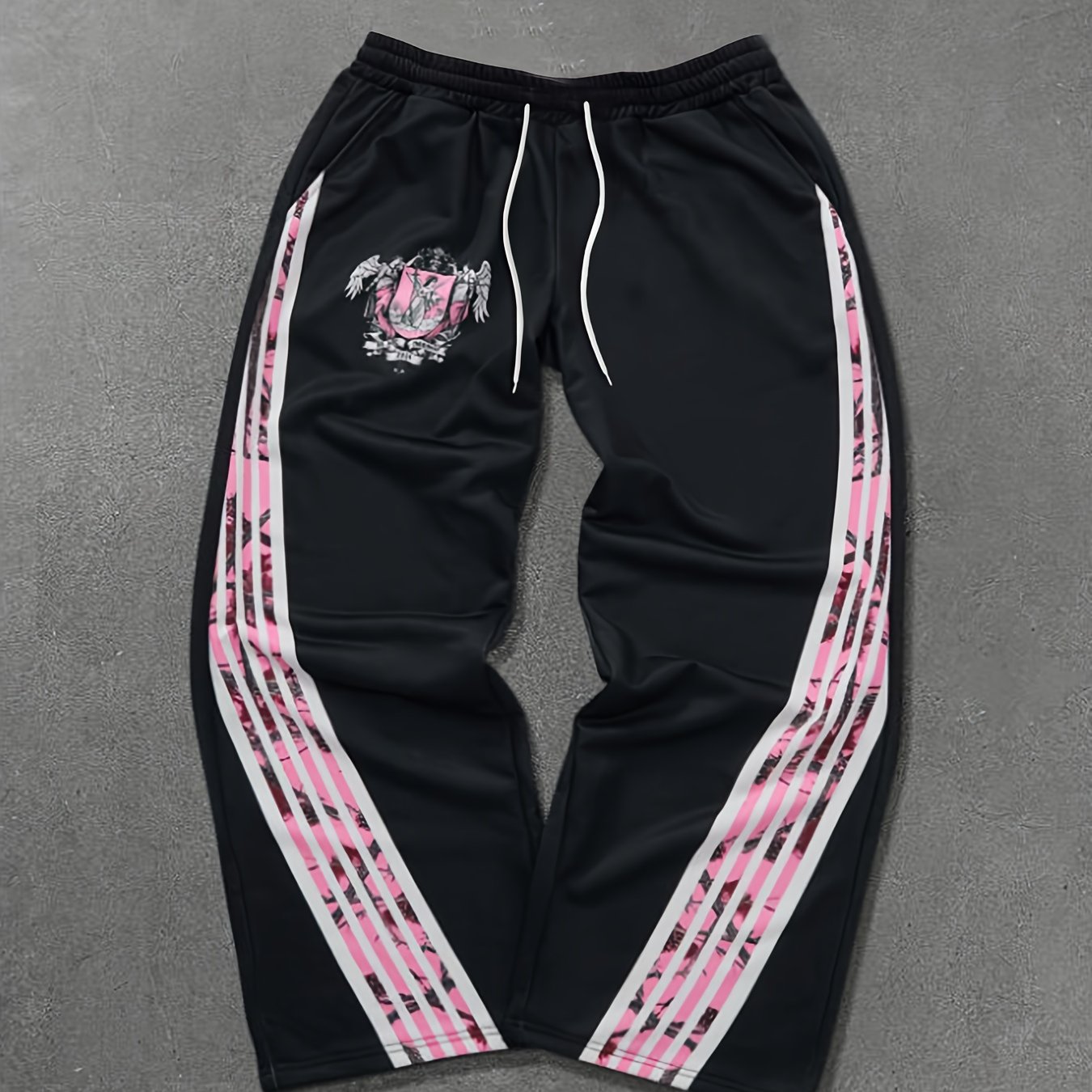 TEMU Men's Casual Sports Pants, Drawstring Pants Men, Pants For Men Plus Size, Men Pants Casual, Elastic Waist Pants For Men, Casual Pants, Everyday