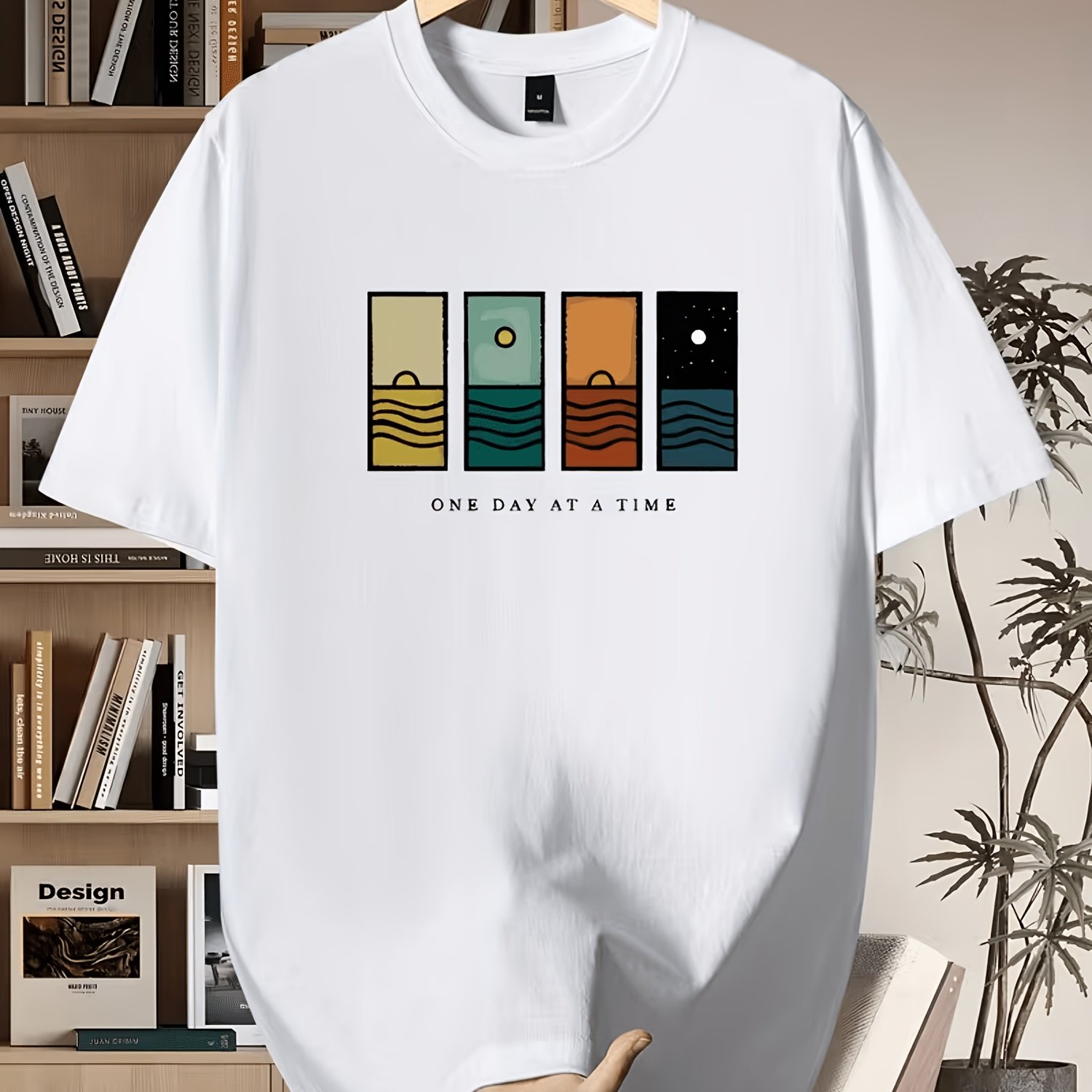 TEMU T-shirt " à la " | T-shirt rétro aurore et | Vêtement décontracté pour de la