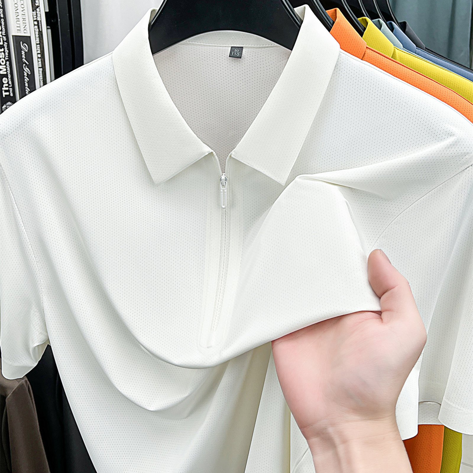 TEMU Autumn And Winter Men's Lapel Shirt Business Shirt