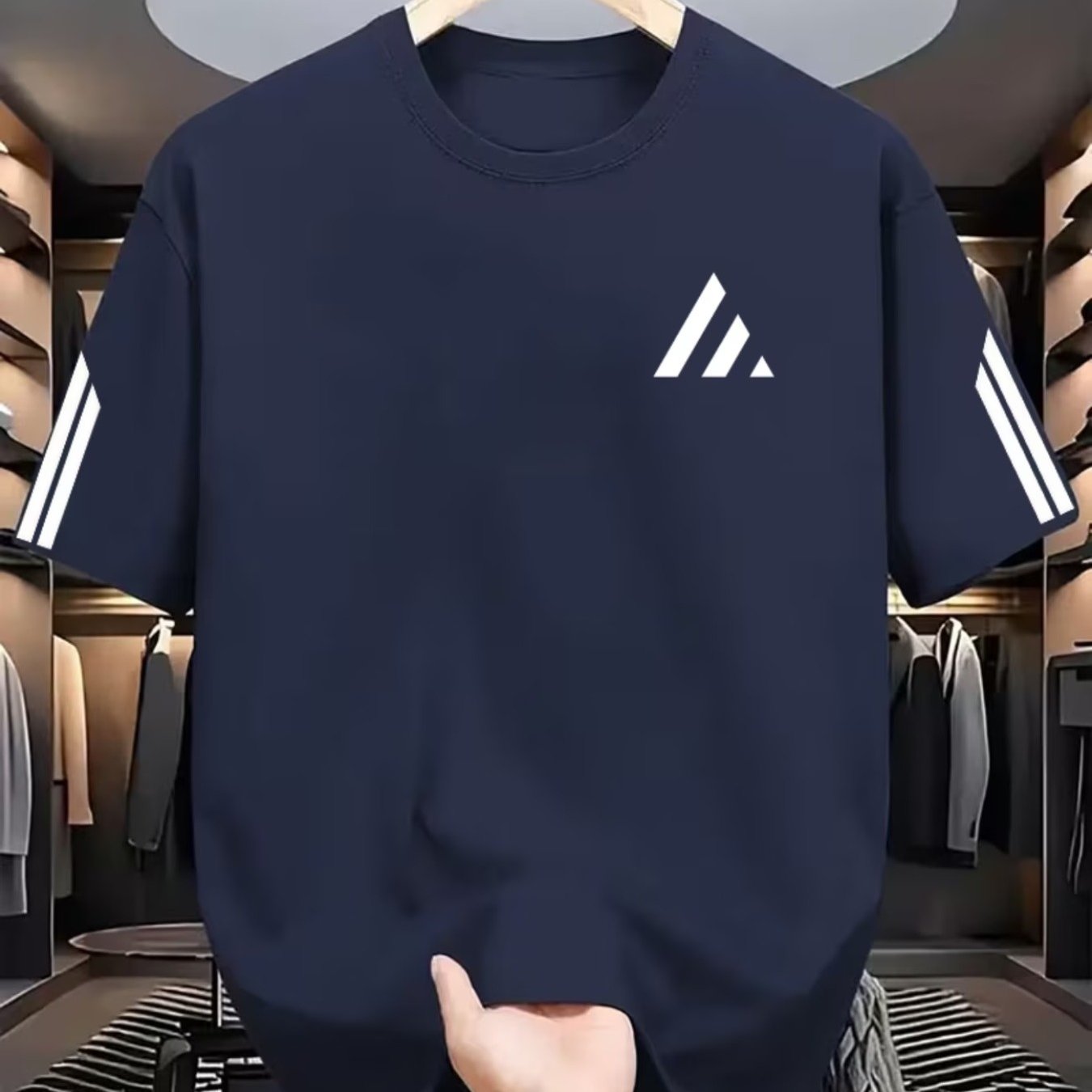 TEMU Casual And Stylish Men's Clothing, Cool Printed T-shirts, Versatile Round-neck Design, From Durable Fabrics. In , Suitable Such As Fitness, And
